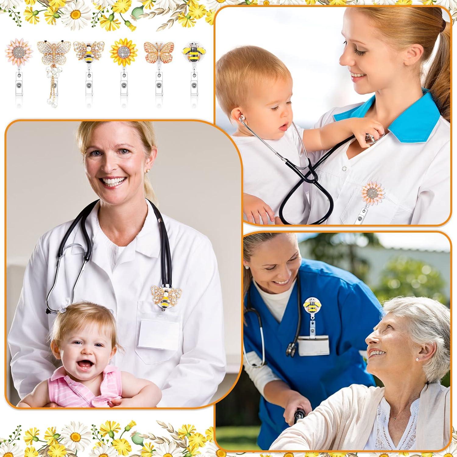 Chinco 6 Piezas Rueda de Insignia Girasol con Cristales