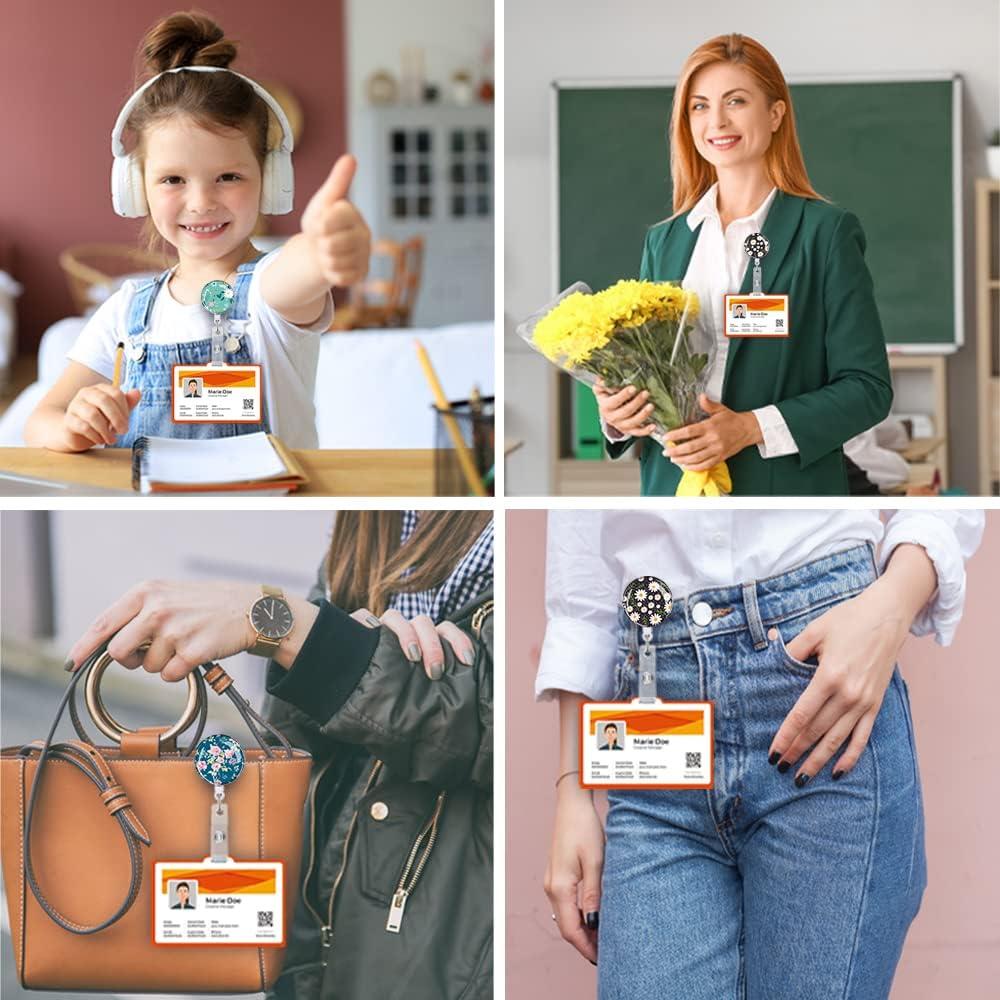 Soporte Retráctil Identificación Anffilona 3 Paquete Flores