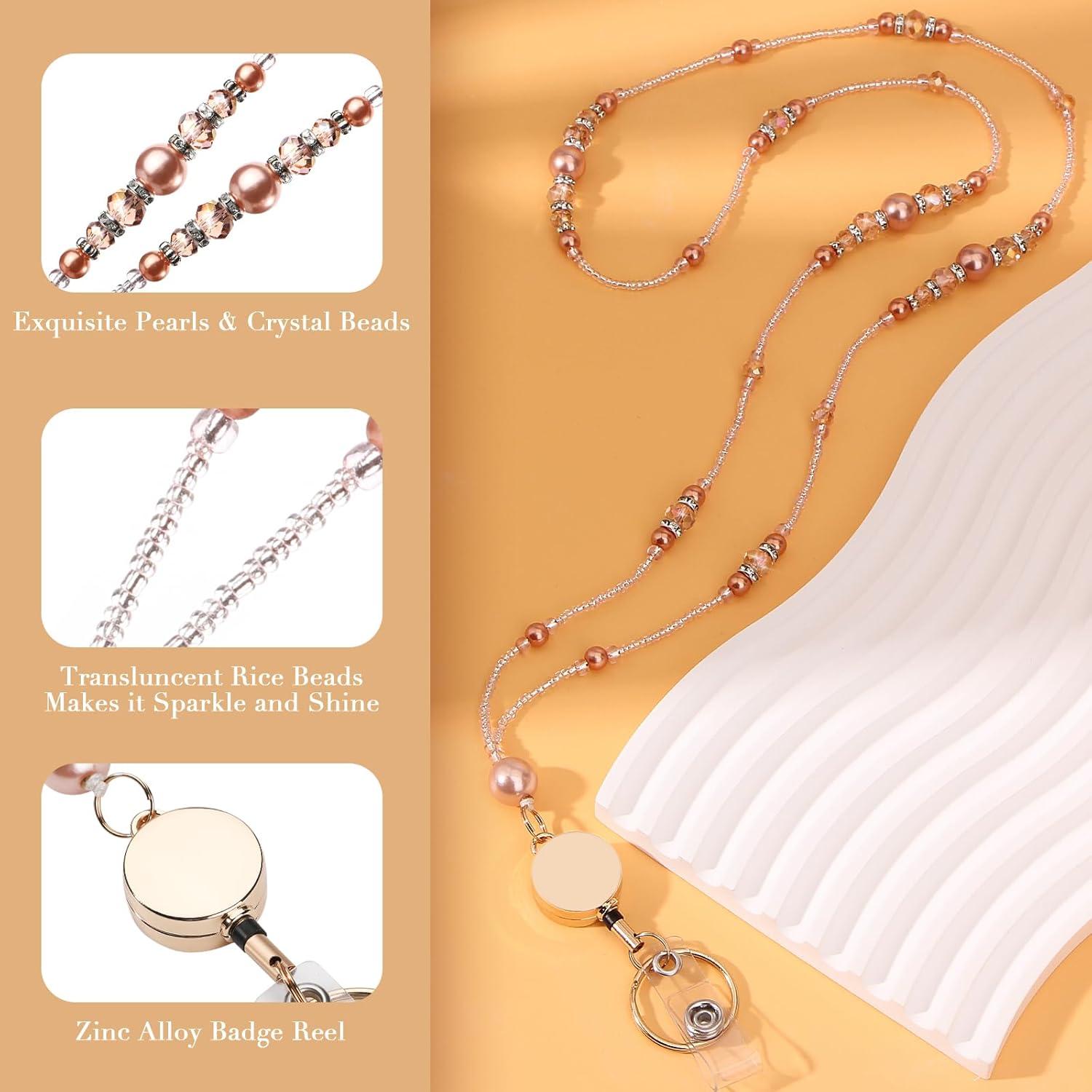 Cinta Retráctil para Identificación Poaivel con Perlas y Cristales