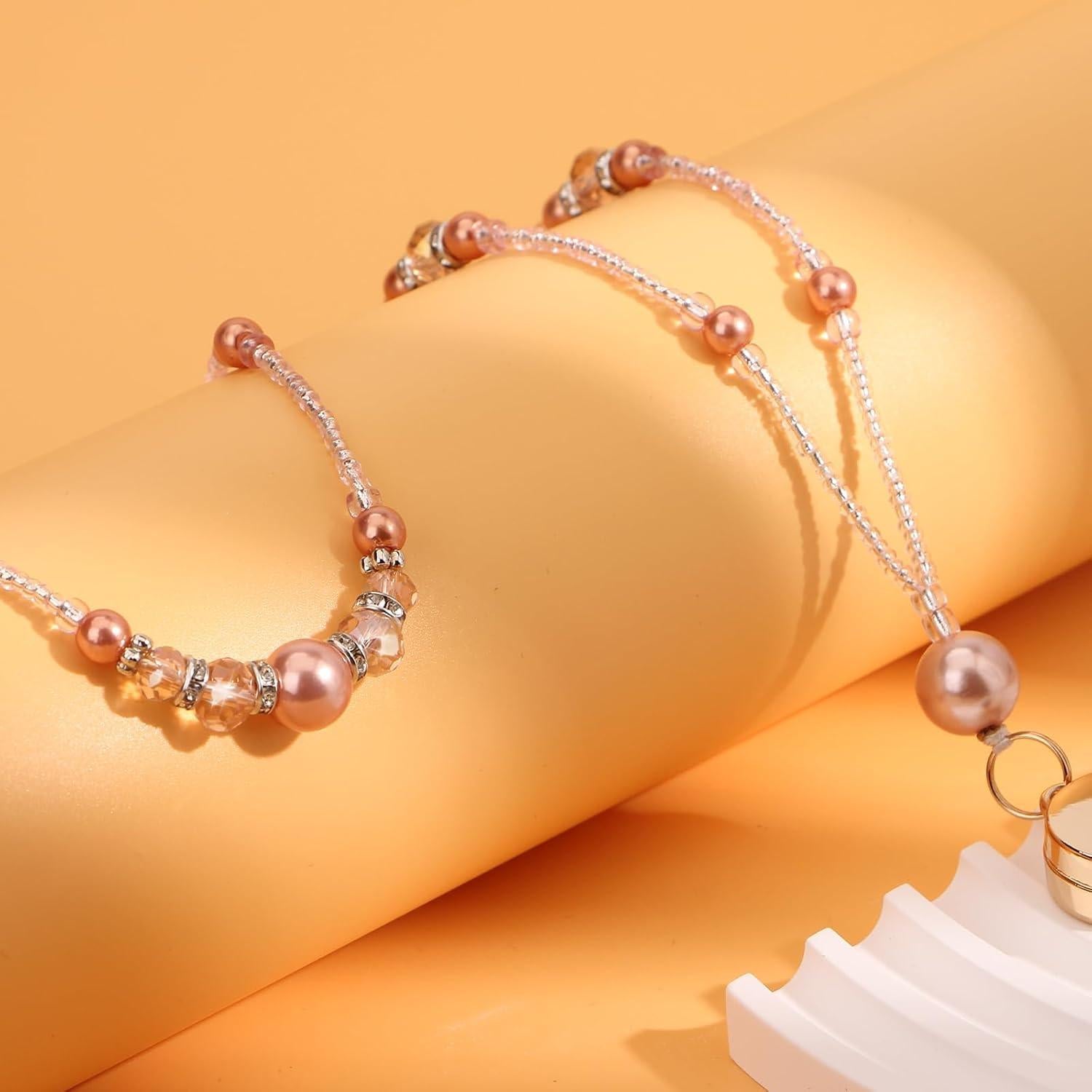 Cinta Retráctil para Identificación Poaivel con Perlas y Cristales