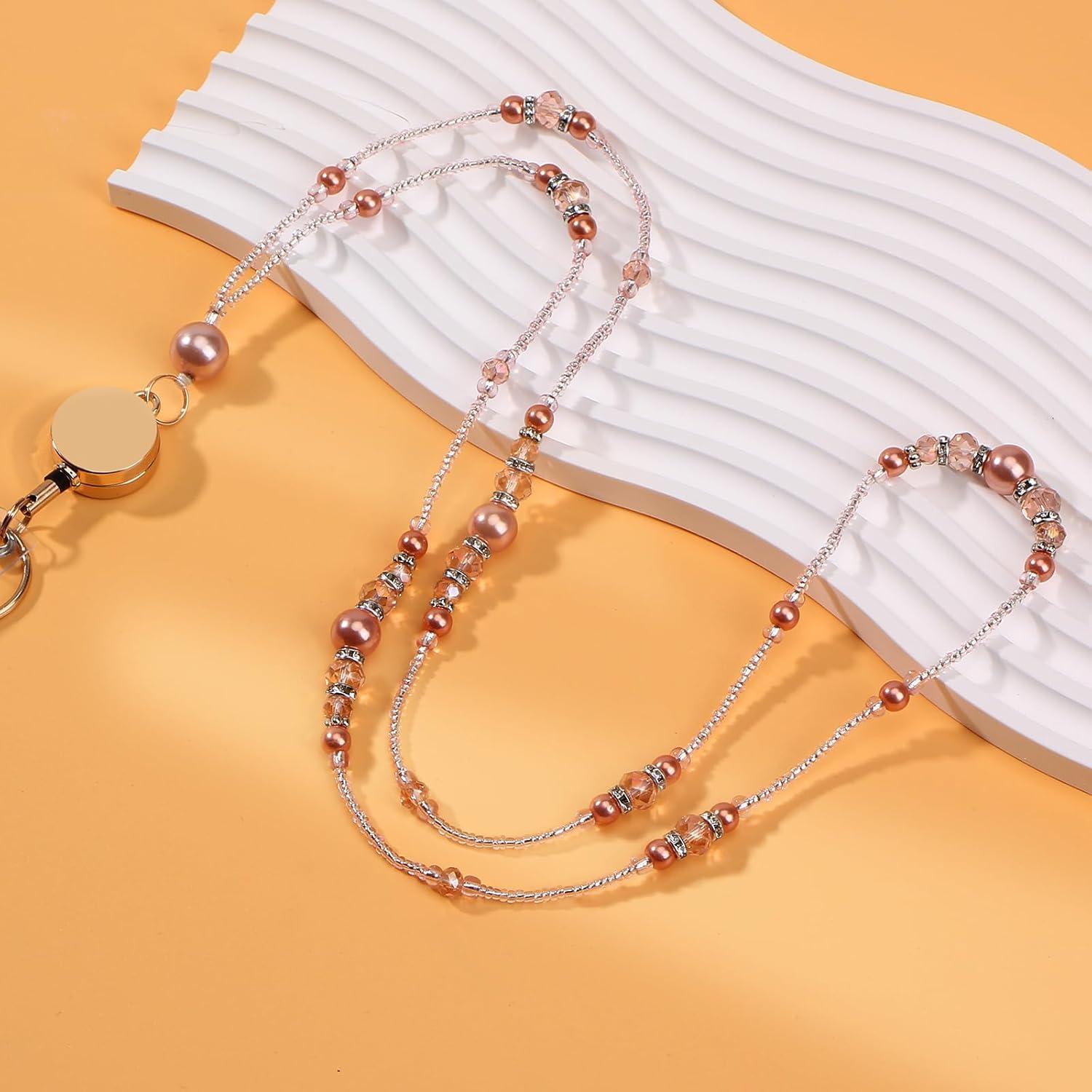 Cinta Retráctil para Identificación Poaivel con Perlas y Cristales