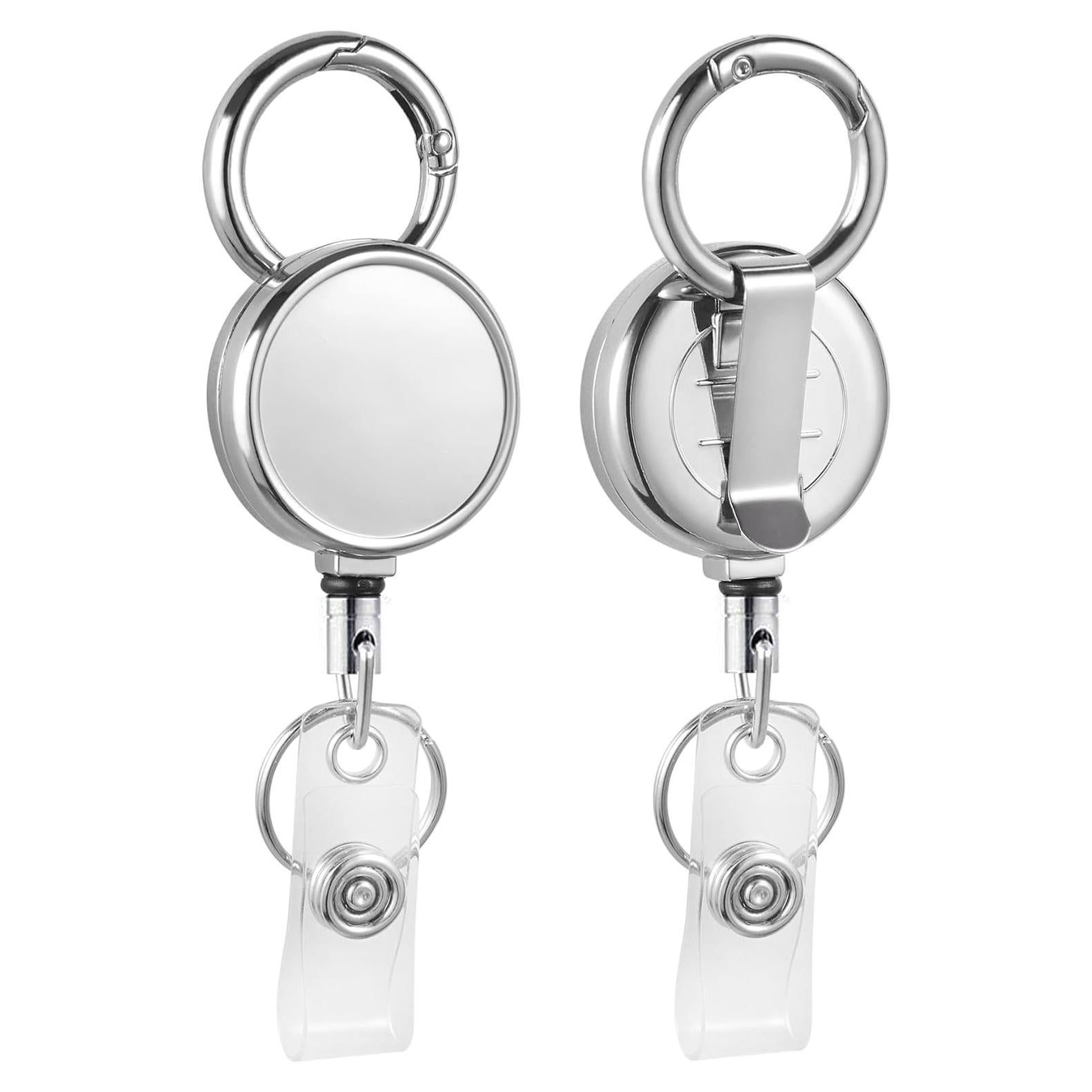 Paquete de 2 Sujetadores de Insignias FadyRaye Metal 10cm