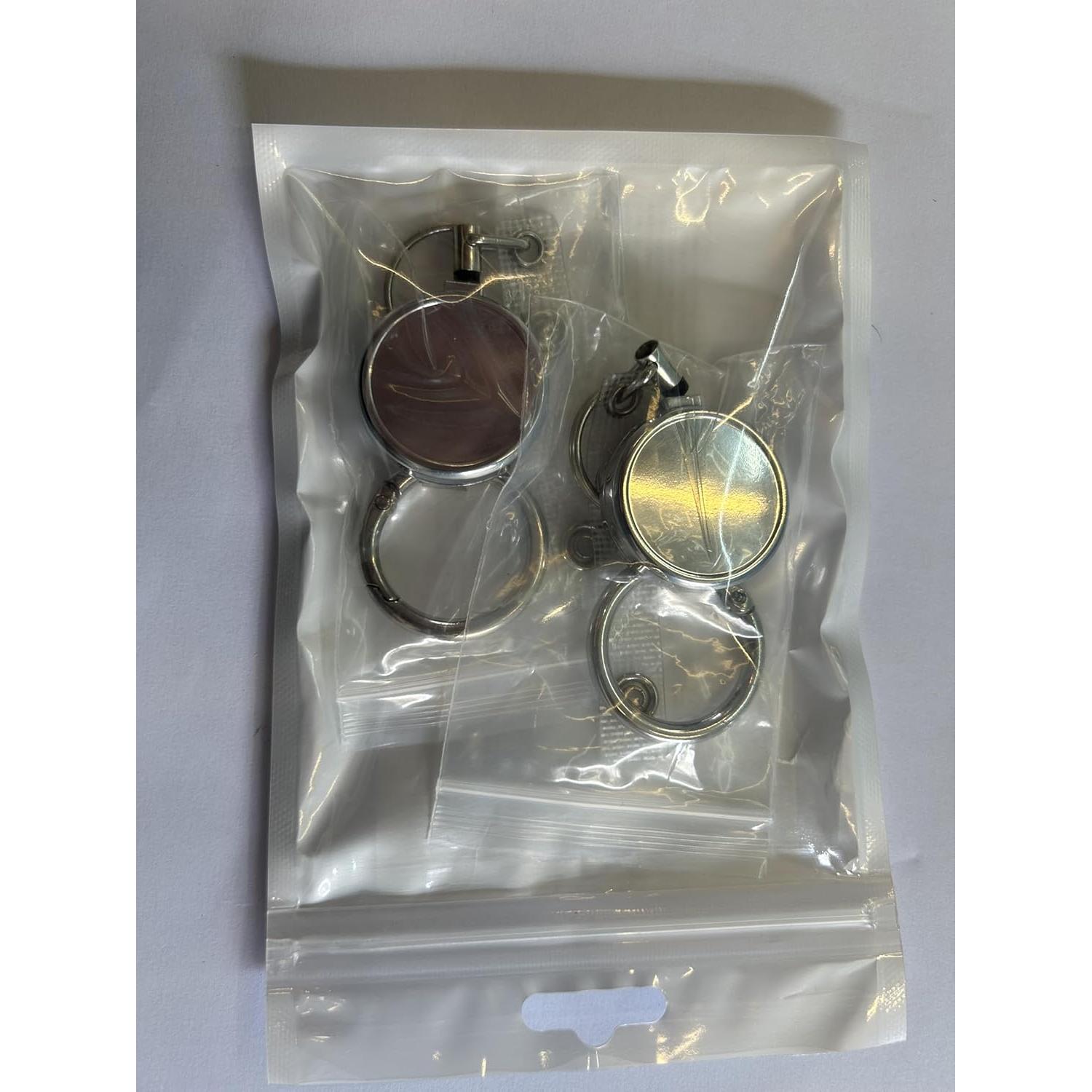 Paquete de 2 Sujetadores de Insignias FadyRaye Metal 10cm