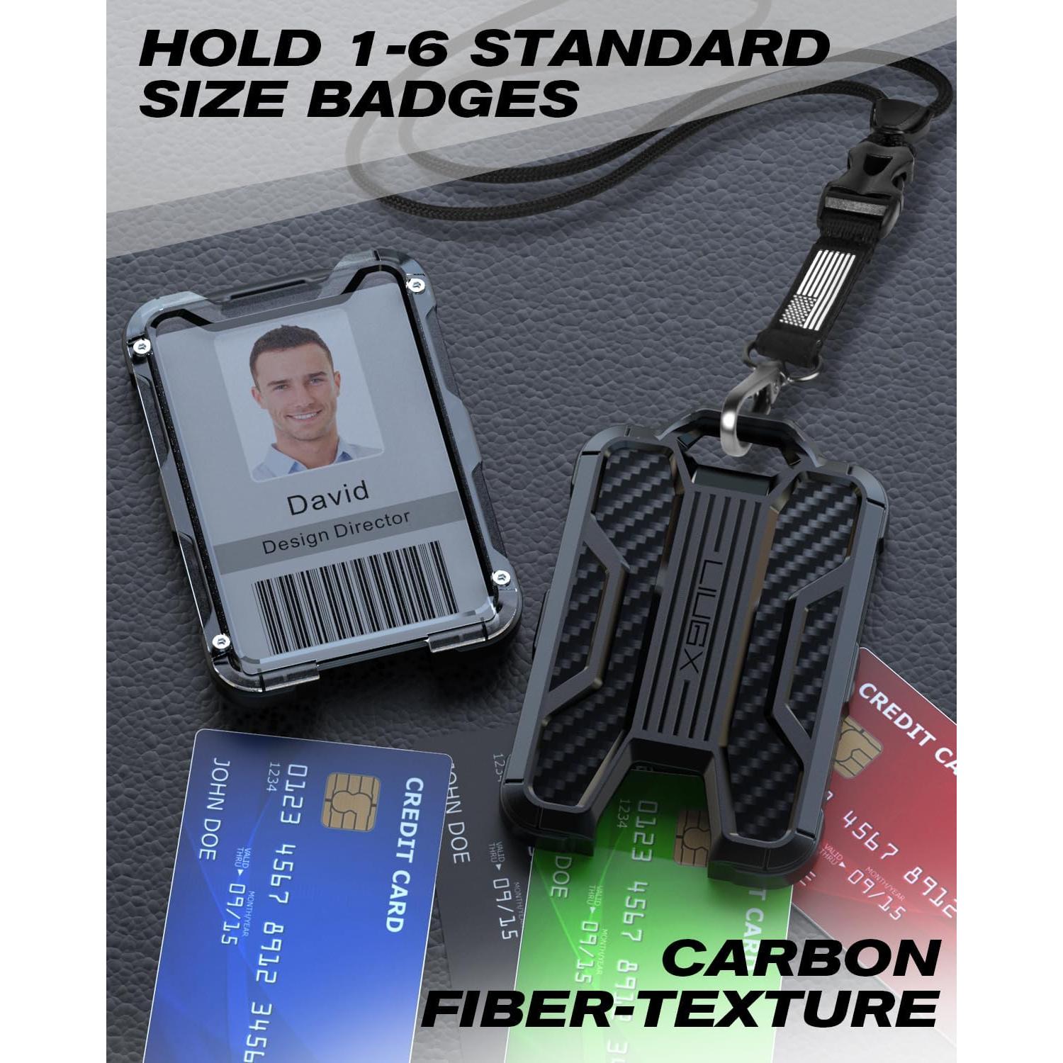 Soporte de Insignia LIUGX con Cinta Ajustable y Hebilla Rápida