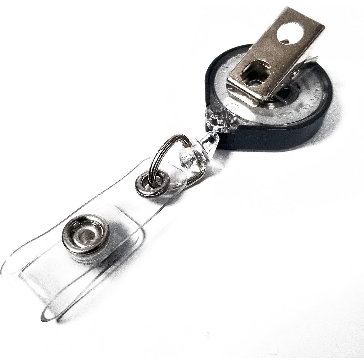 Soporte Retráctil KEY-BAK Mini-BAK Nylon 91.44 cm Clip Acero