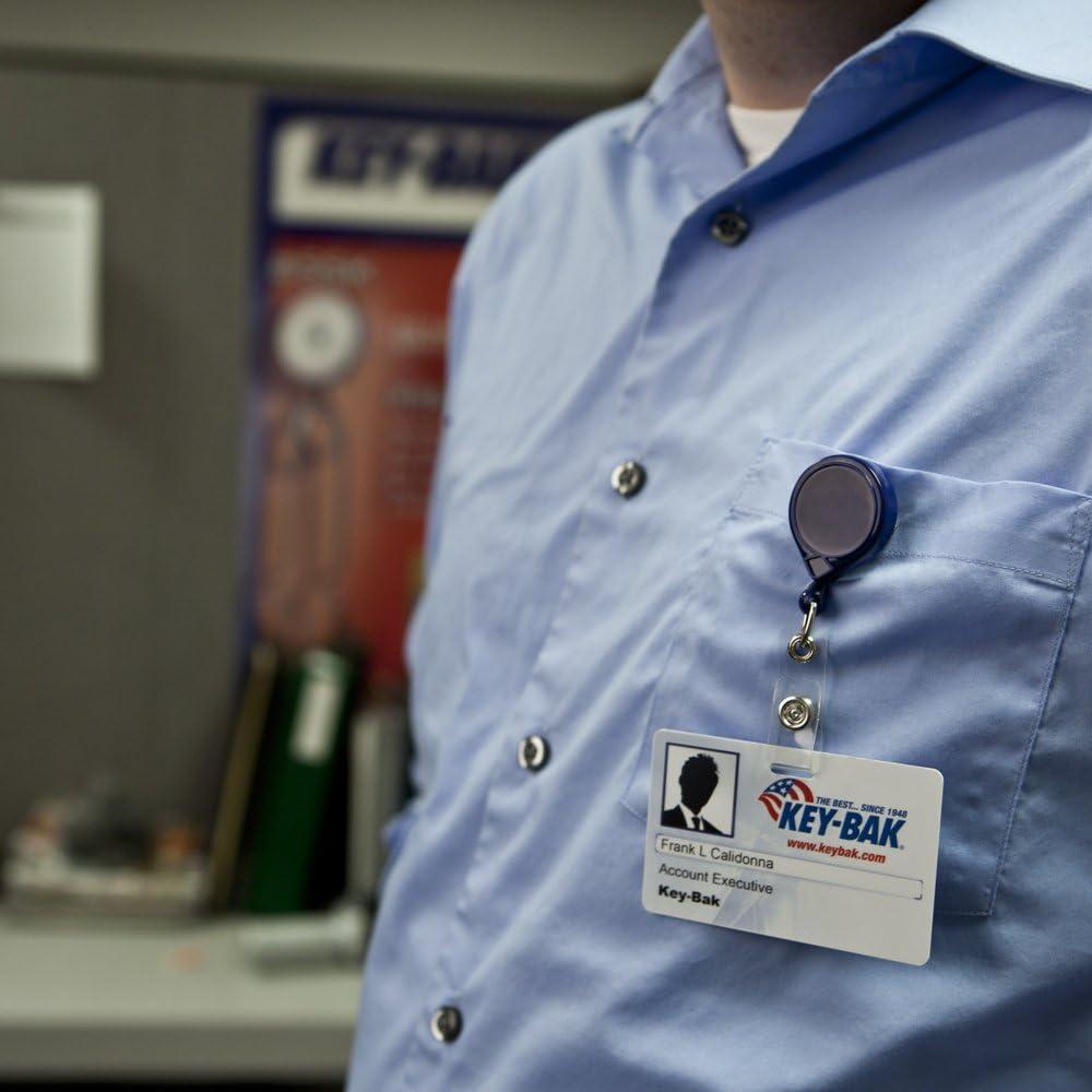 Soporte Retráctil KEY-BAK Mini-BAK Nylon 91.44 cm Clip Acero