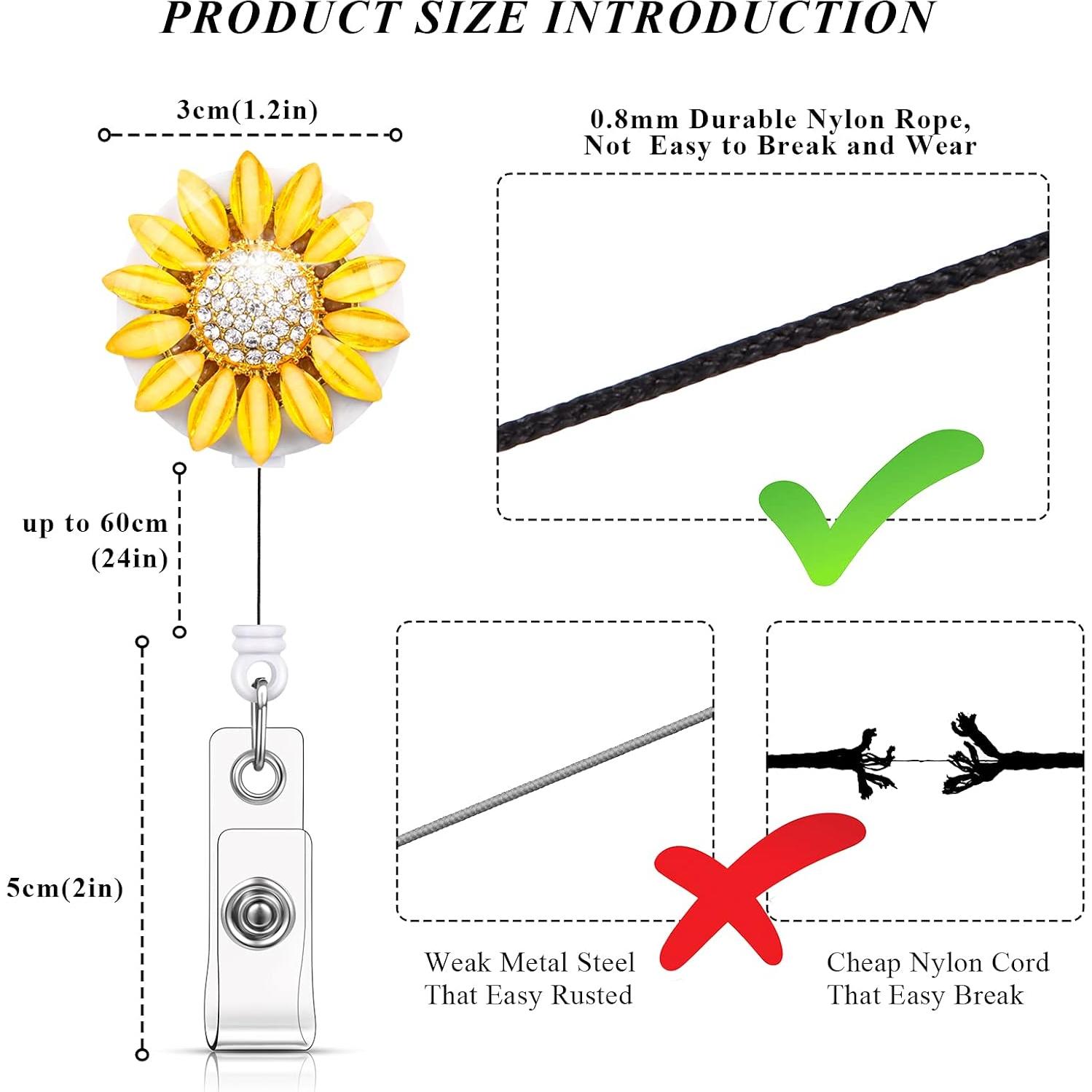 Ruedas de Insignia Cristal Outus 5 Piezas con Clip Giratorio