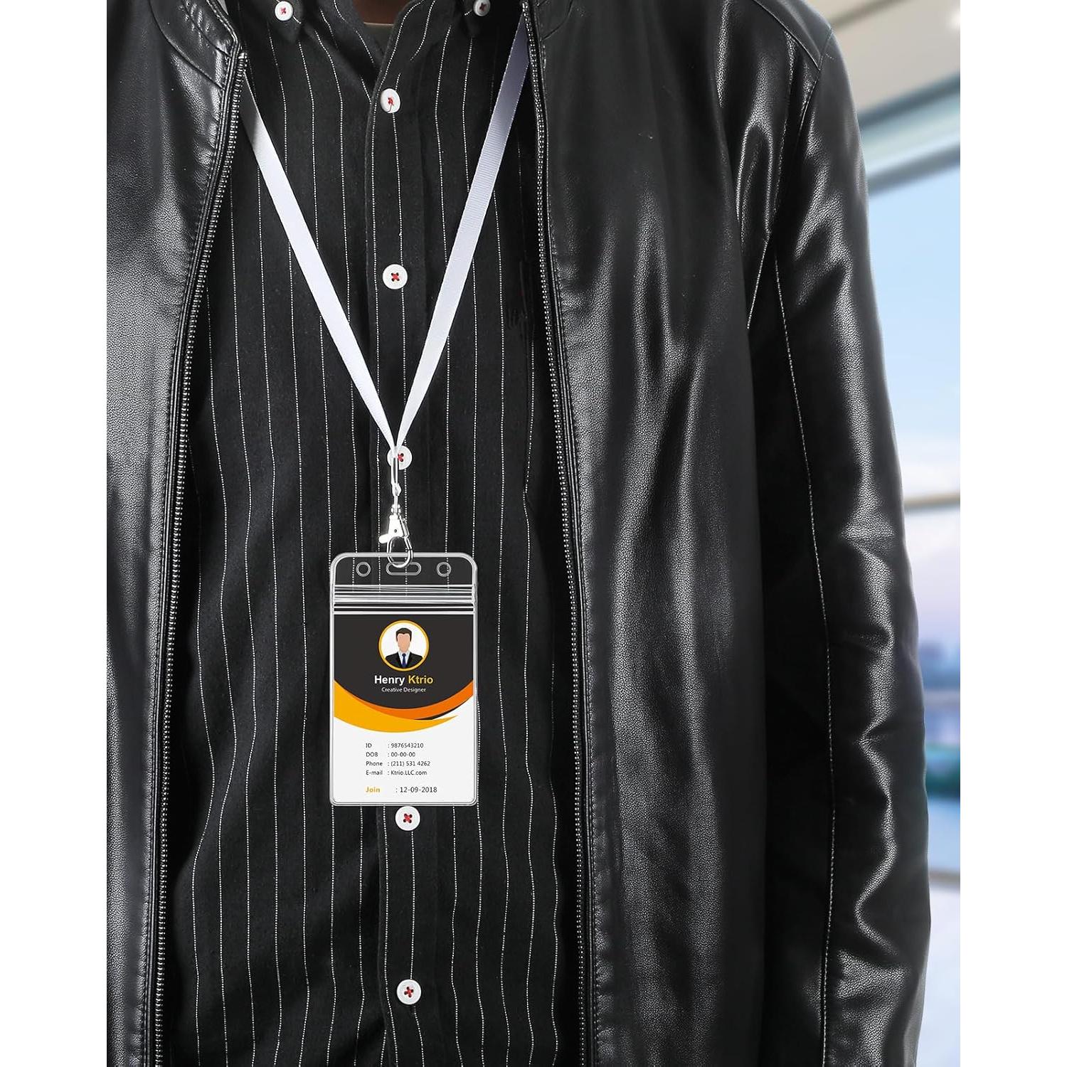 Soporte de Identificación KTRIO Vertical 10 Piezas PVC Impermeable