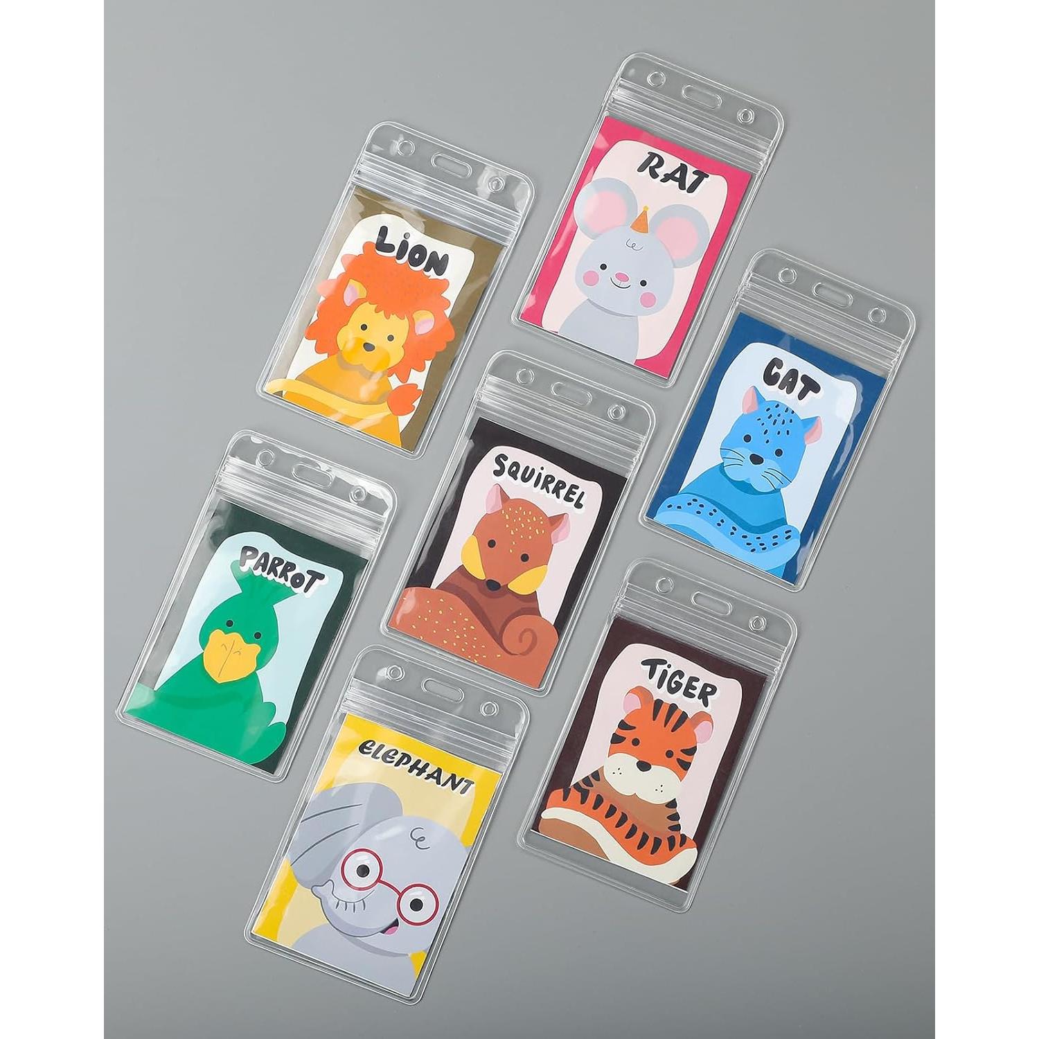 Soporte de Identificación KTRIO Vertical 10 Piezas PVC Impermeable