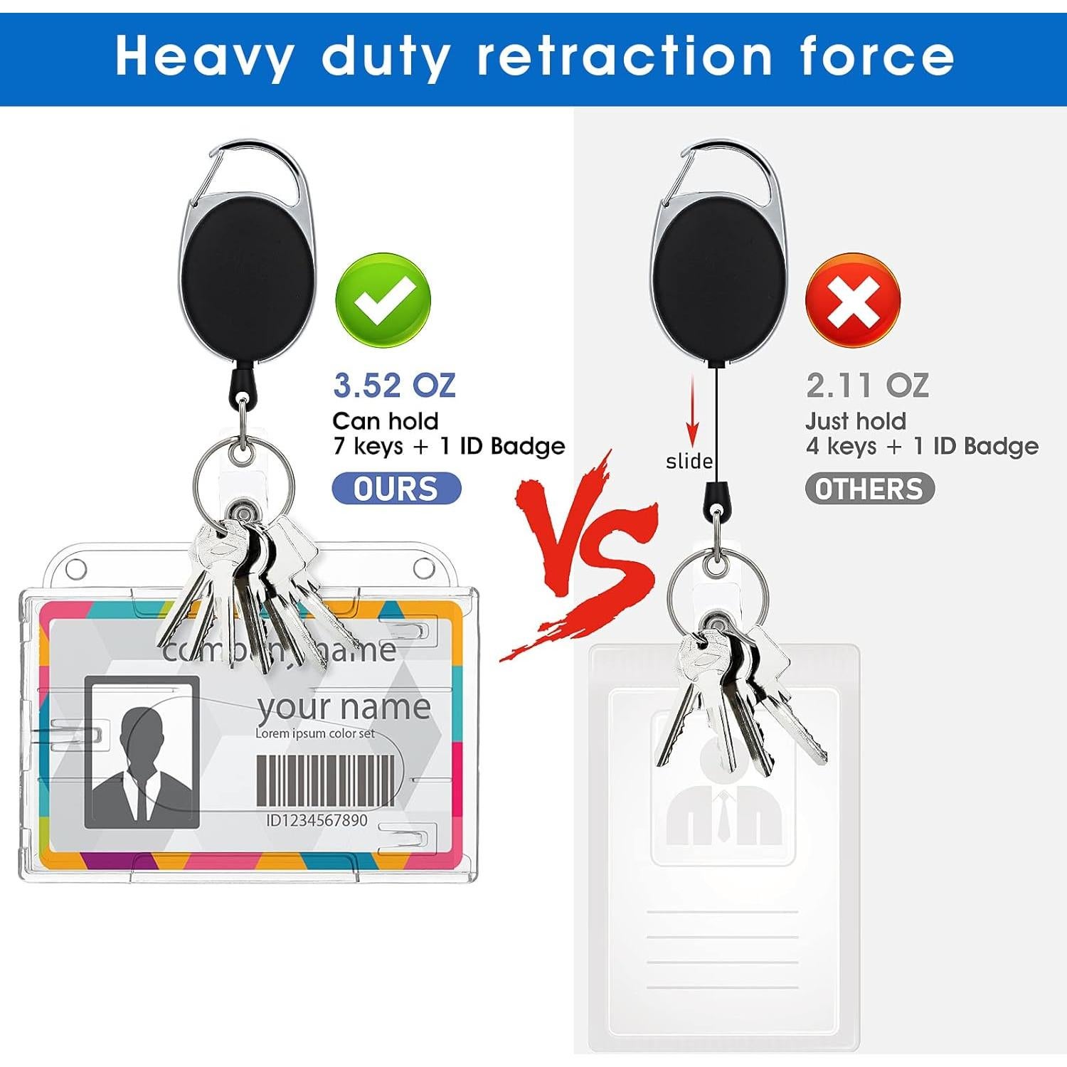 Soportes de Plástico Duro Cobee para Insignias - 2 Pack