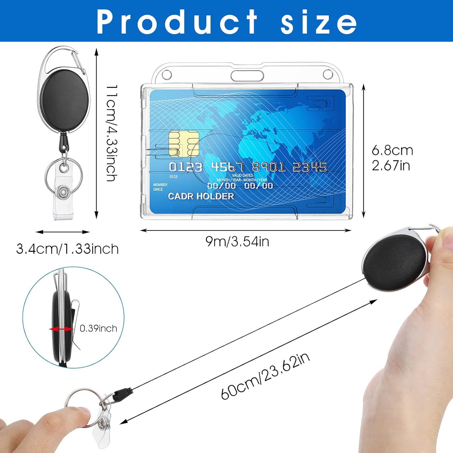 Soportes de Plástico Duro Cobee para Insignias - 2 Pack