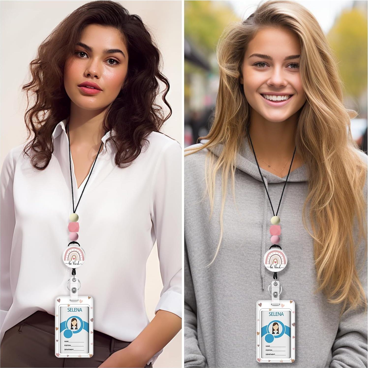 Cinta para Identificación Icycay Arcoíris con Carrete Retráctil