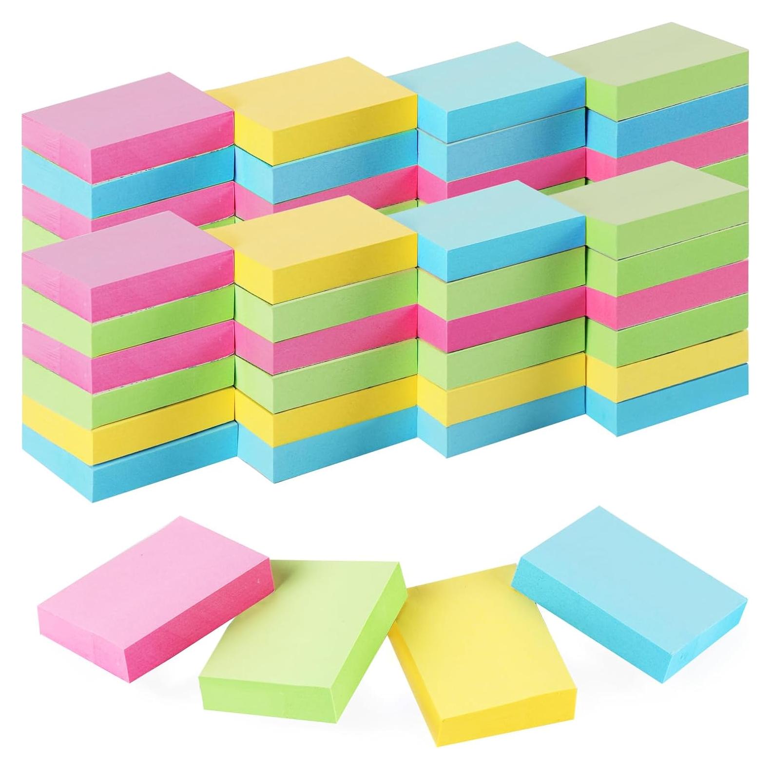Notas Adhesivas Mini Umikk 3.8x5.1 cm 5000 Hojas 4 Colores