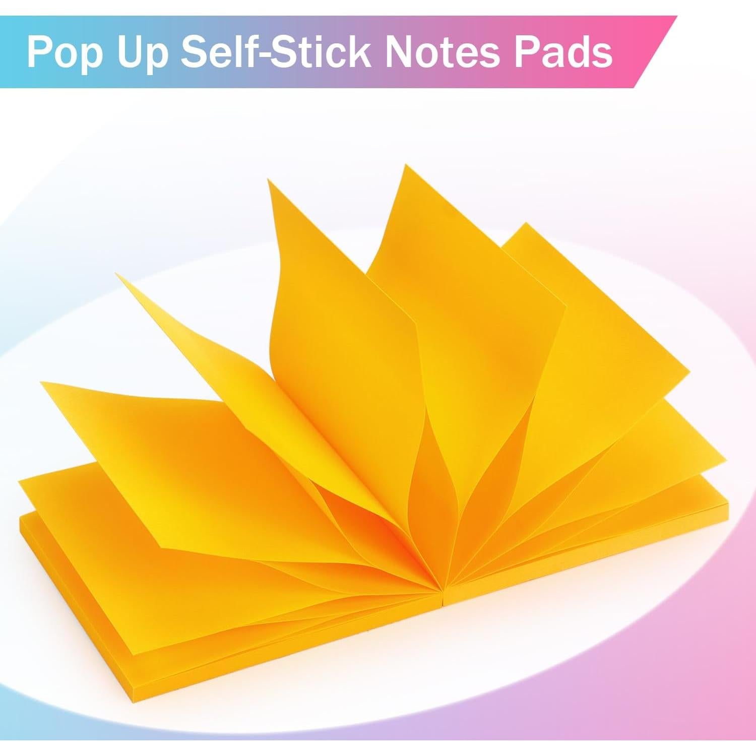 Notas Adhesivas 7.62x7.62 cm Osboo Pop Up 6 Colores Brillantes