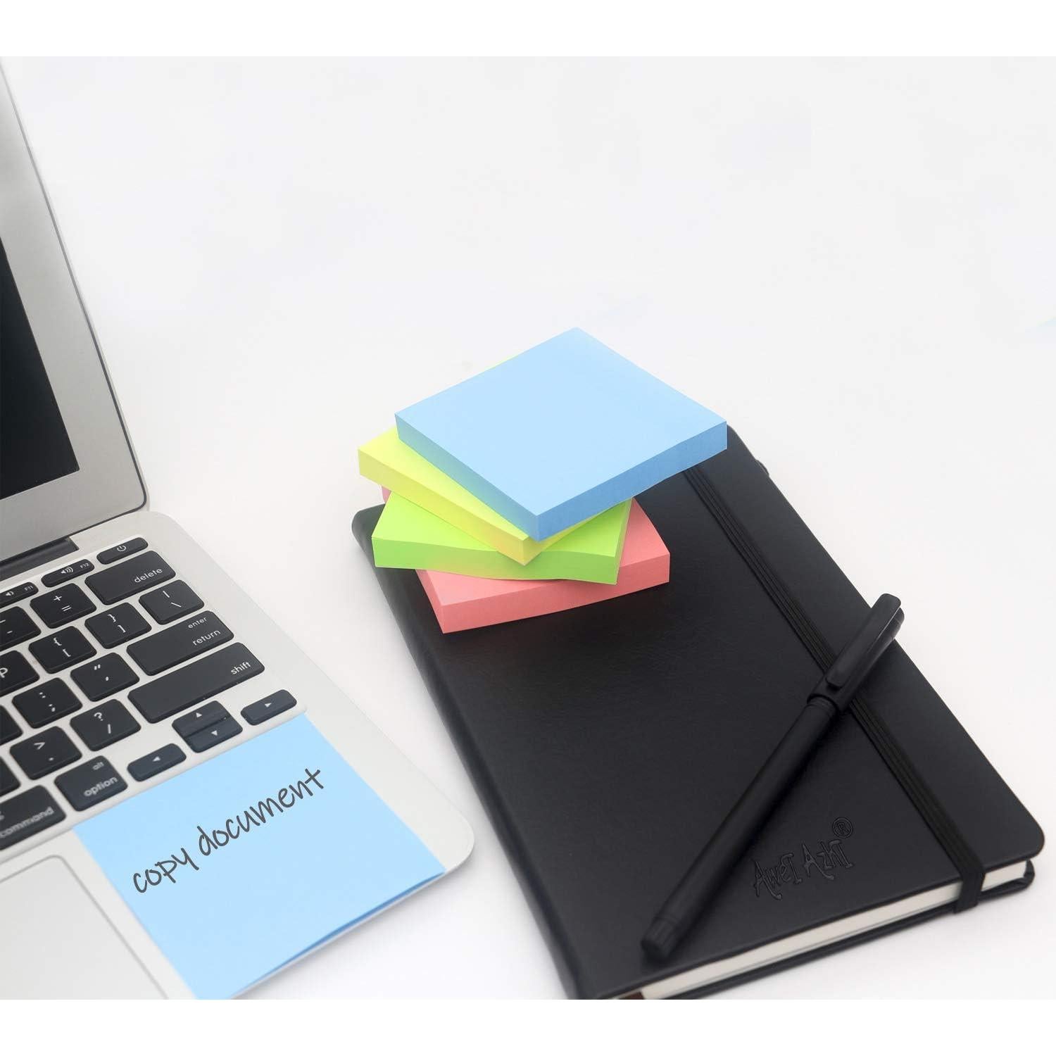 Notas Adhesivas 7.62x7.62 cm AWEI AZHI, 36 Blocs, 100 Hojas