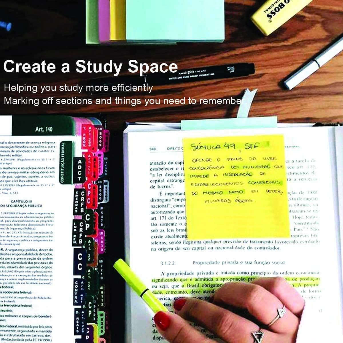 Notas Adhesivas 7.62x7.62 cm AWEI AZHI, 36 Blocs, 100 Hojas