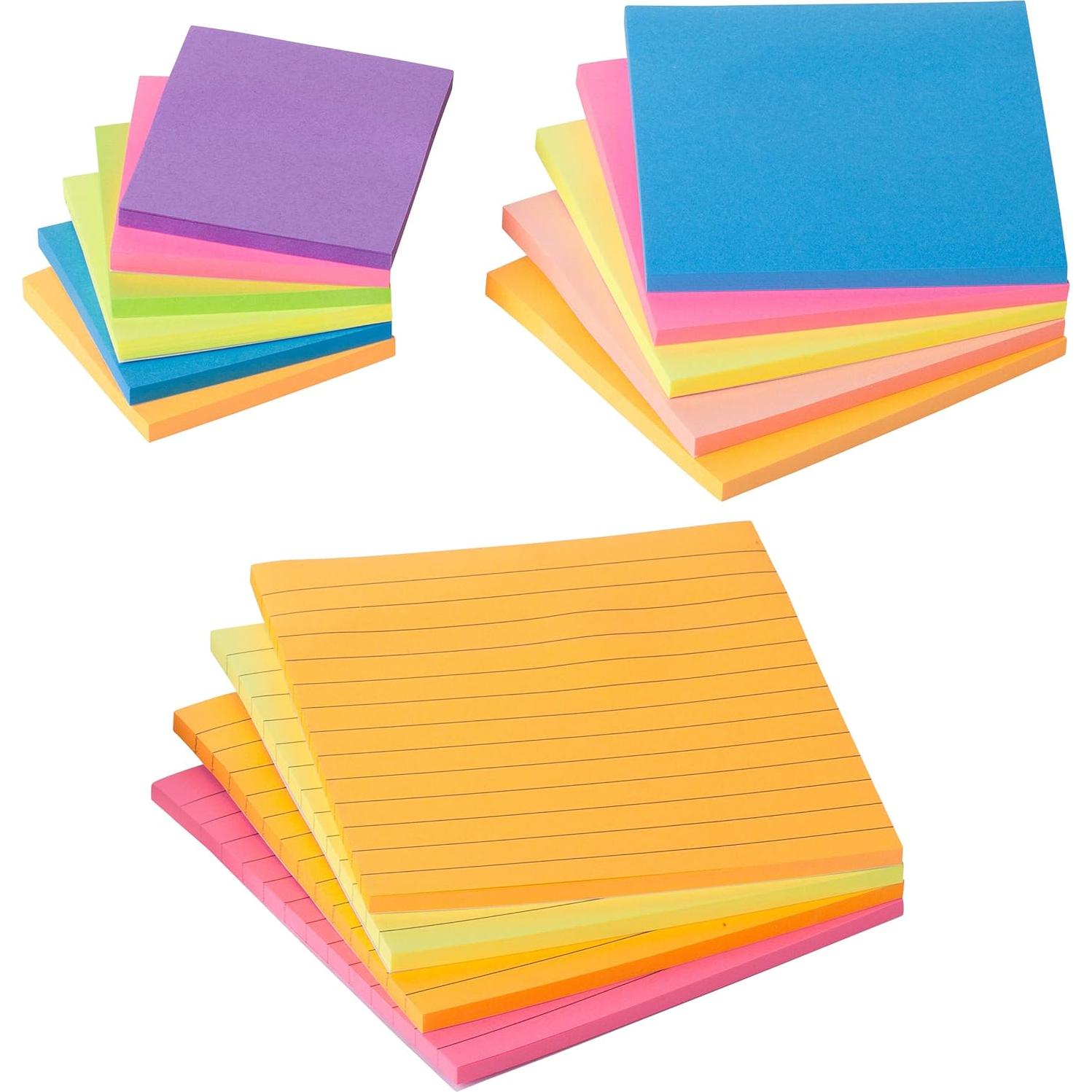 Set de Notas Adhesivas Mr. Pen 15 Piezas Tamaños Variados