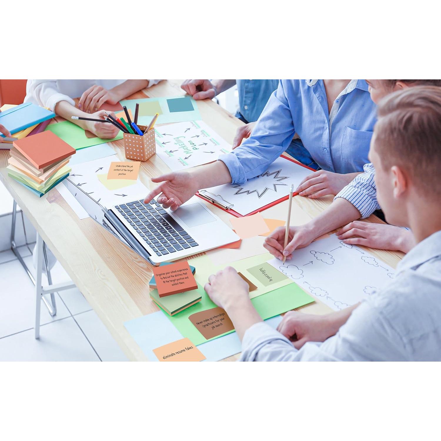 Notas Adhesivas 3x3 cm VIPSTAR Vintage, Paquete de 18