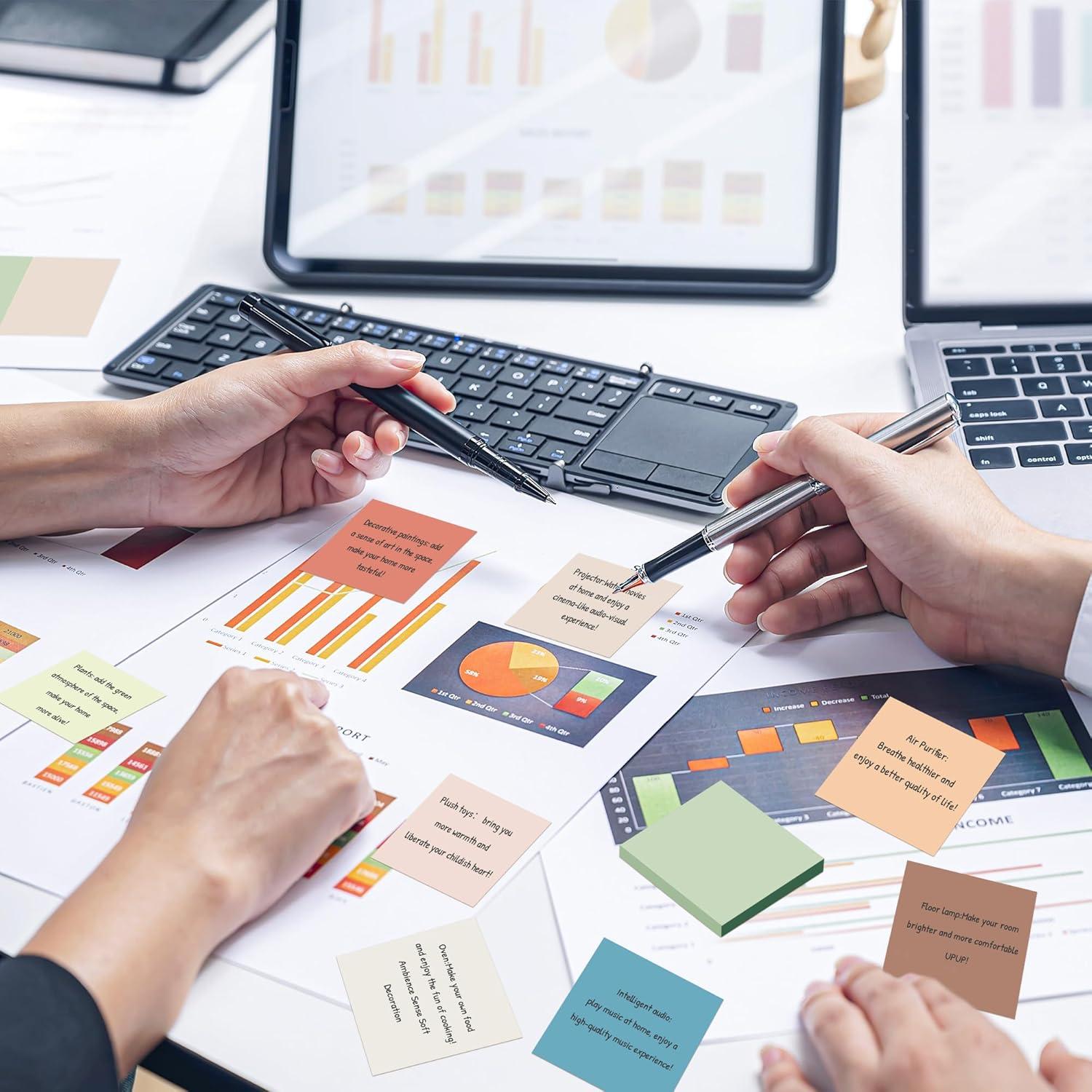 Notas Adhesivas 3x3 cm VIPSTAR Vintage, Paquete de 18