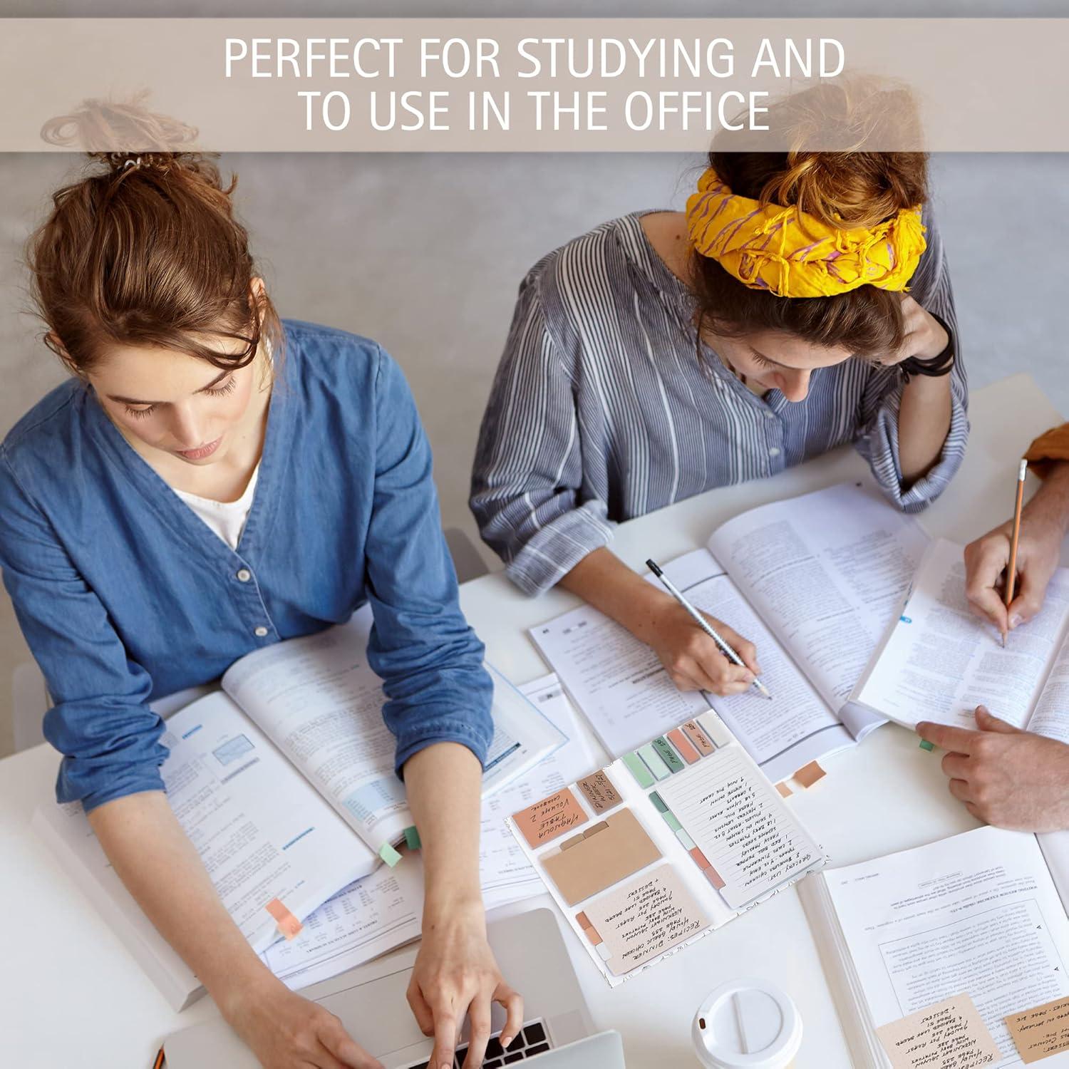 Juego de Notas Adhesivas ZICOTO 528 Hojas Colores Pastel