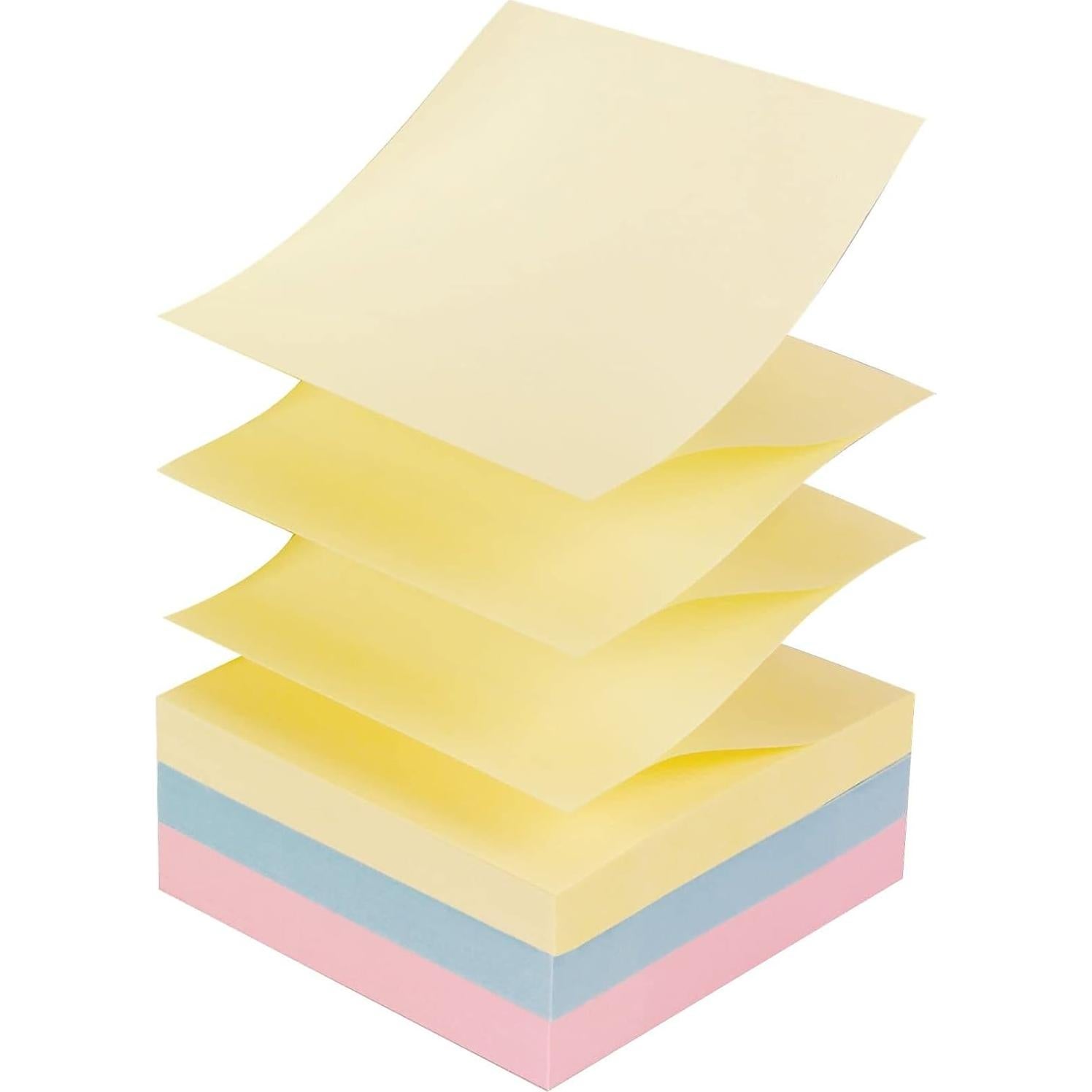 Notas adhesivas Post-it 3x3 cm, 12 blocs, colección playa