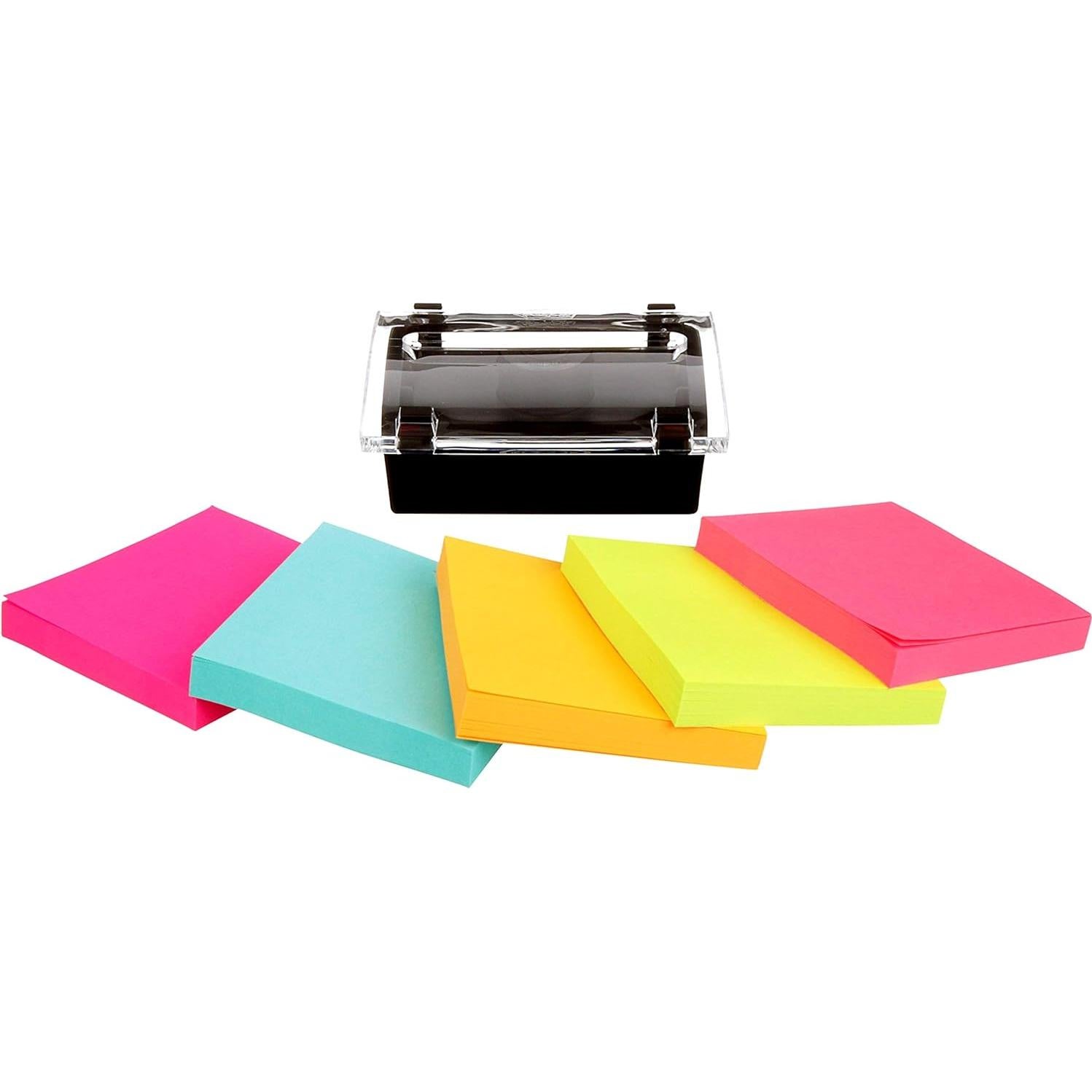 Dispensador de Notas Post-it Super Sticky con 12 Blocs 7.6 cm