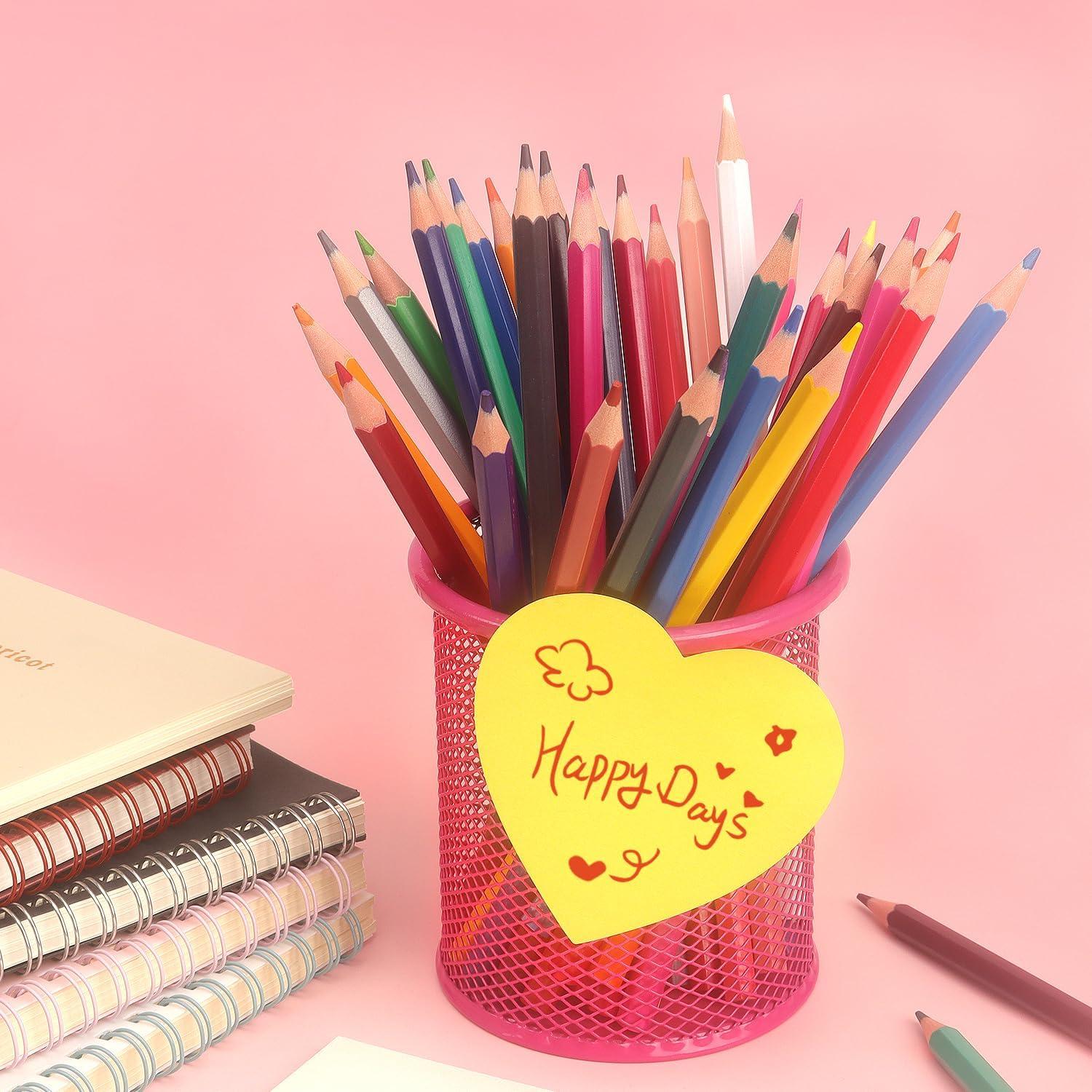 Notas Adhesivas Corazón SIMONA 8 Colores Brillantes 75 Hojas