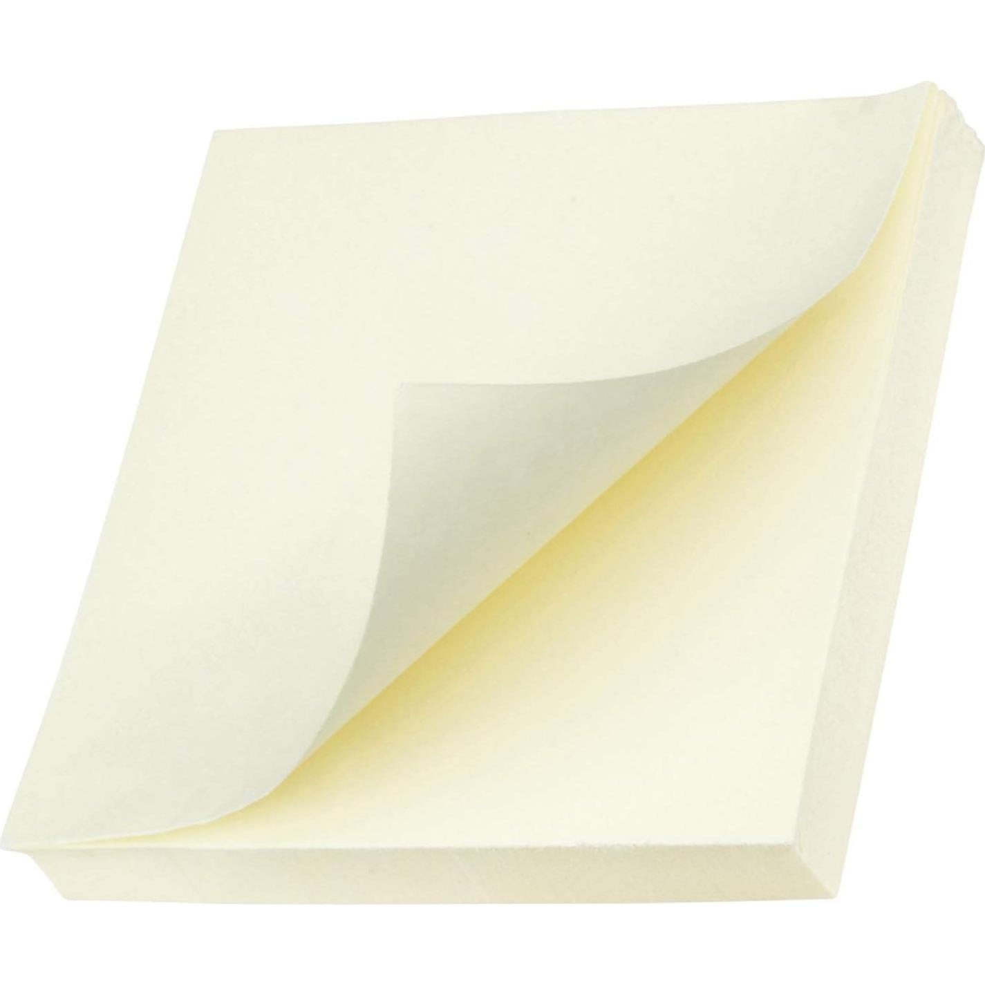 Notas Adhesivas Highland 7.6x7.6 cm Amarillo Paquete 12