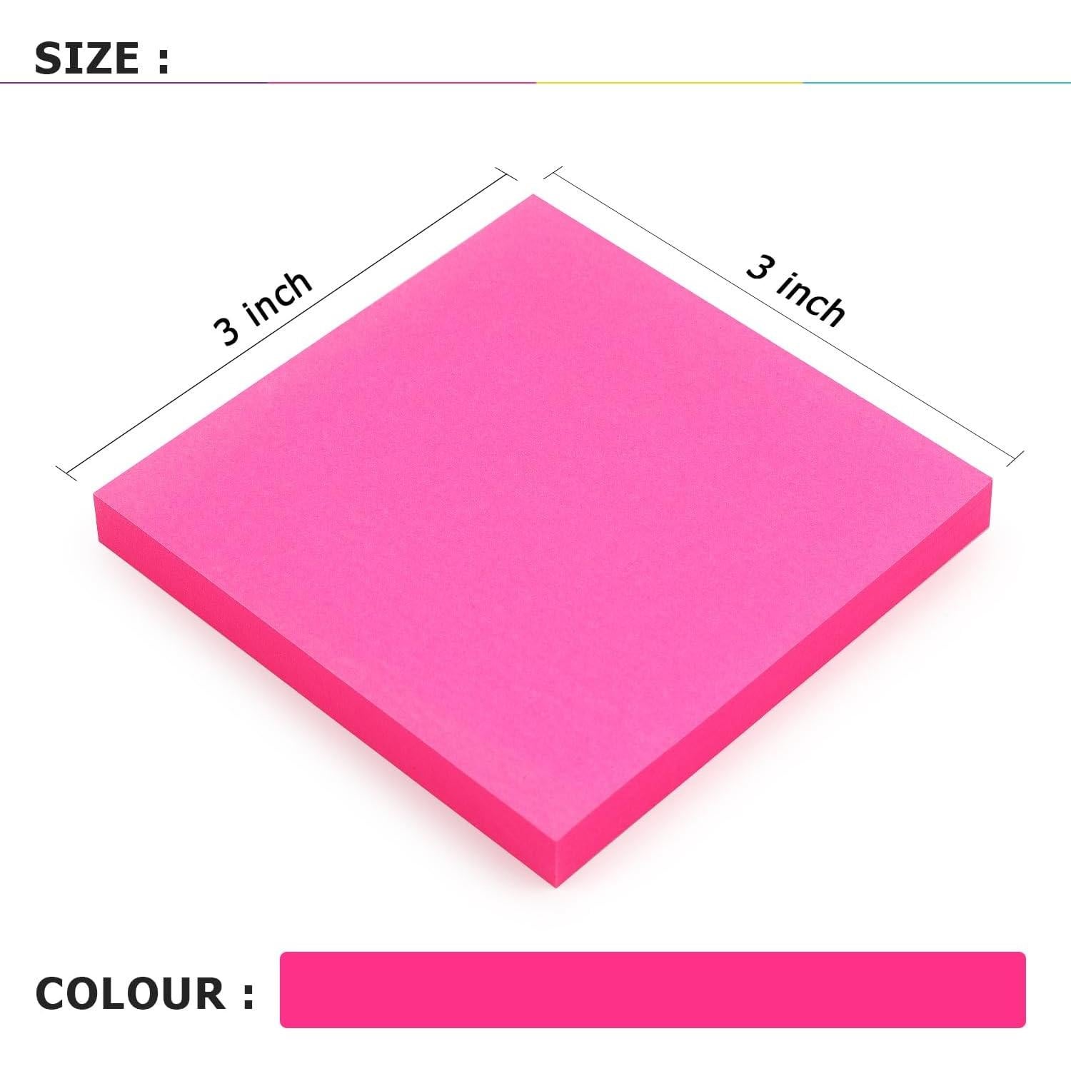 Notas Adhesivas 7.62x7.62 cm Lobo Oriental 8 Paquetes 80 Hojas