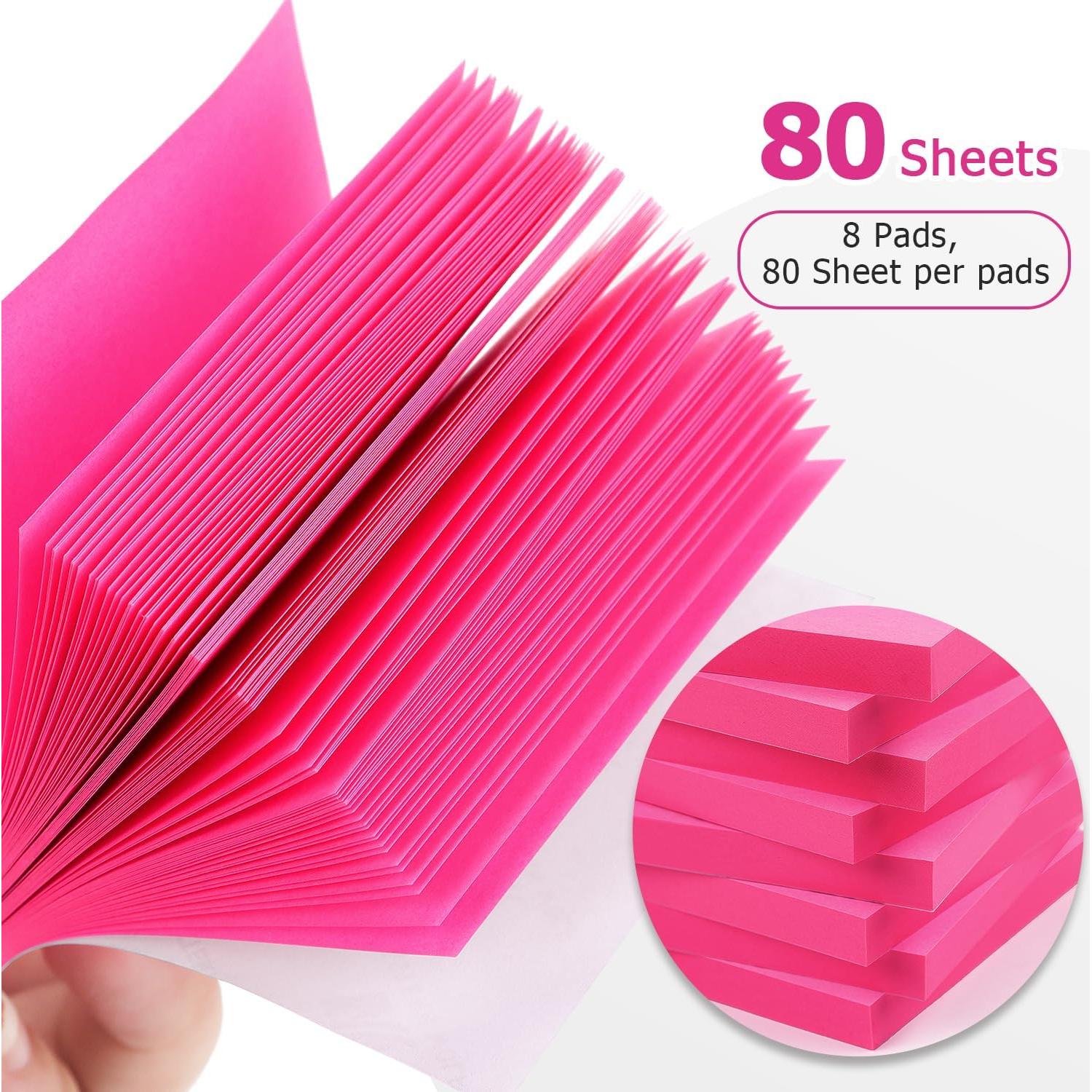 Notas Adhesivas 7.62x7.62 cm Lobo Oriental 8 Paquetes 80 Hojas