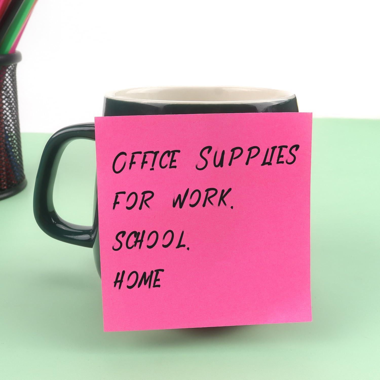 Notas Adhesivas 7.62x7.62 cm Lobo Oriental 8 Paquetes 80 Hojas