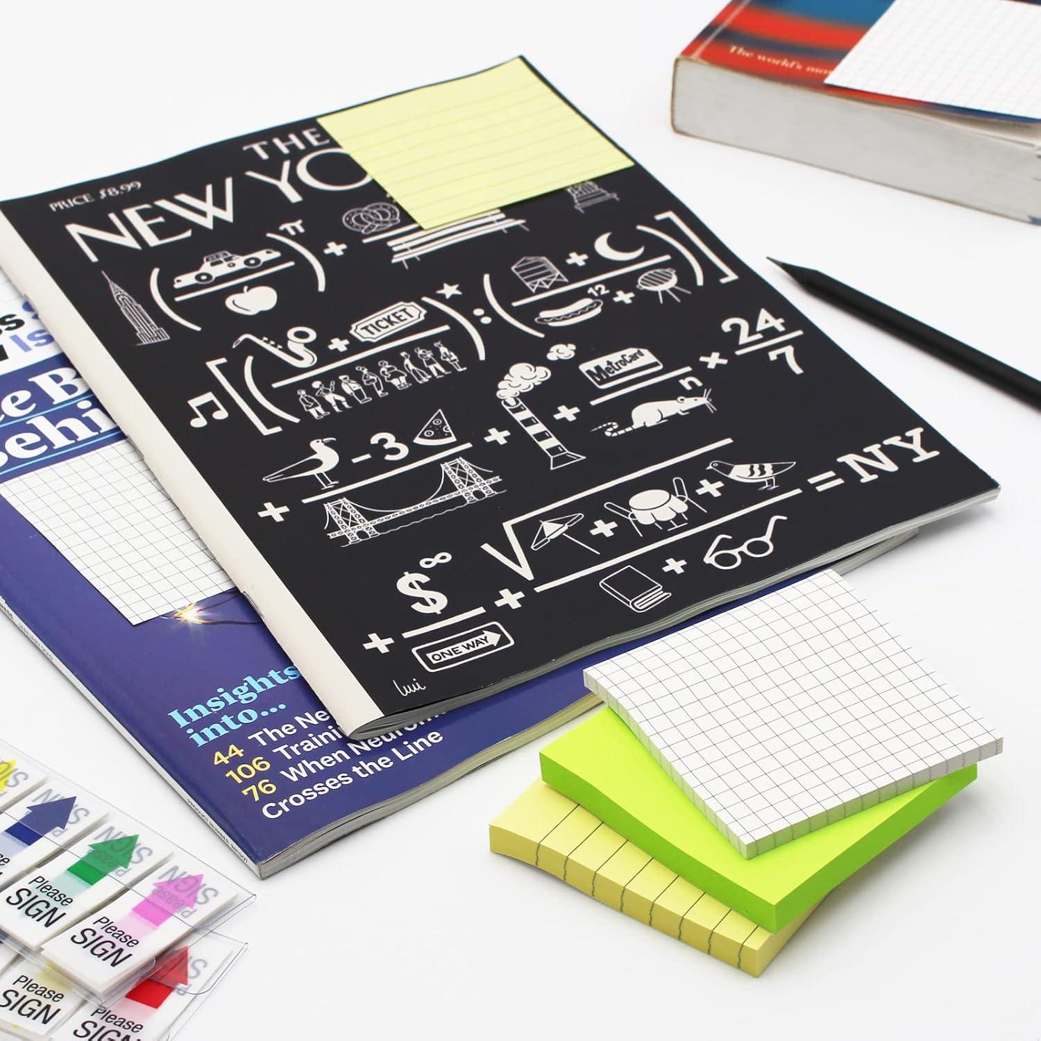 Notas Adhesivas Andoca 7.62x7.62 cm Amarillo Pastel 600 Hojas