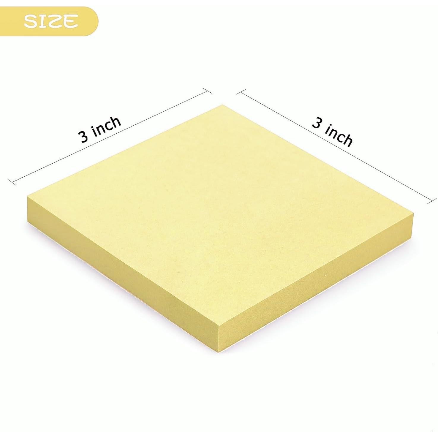 Notas Adhesivas Pop Up Early Buy 7.62x7.62 cm Amarillo 6 Paquetes