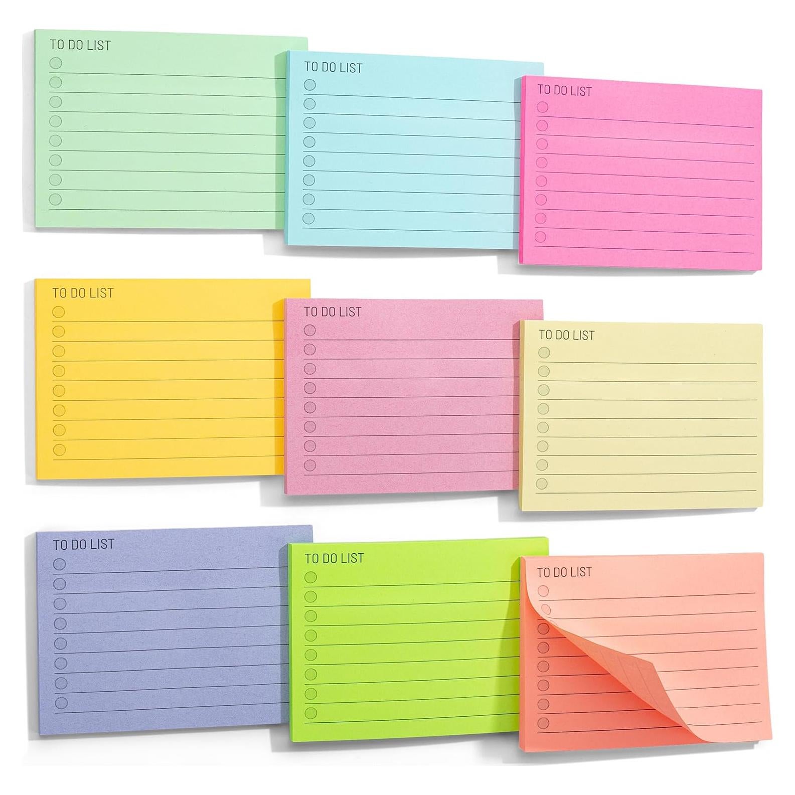 Notas Adhesivas Mr. Pen 360 Hojas 7.62cm x 10.16cm Colores Surtidos