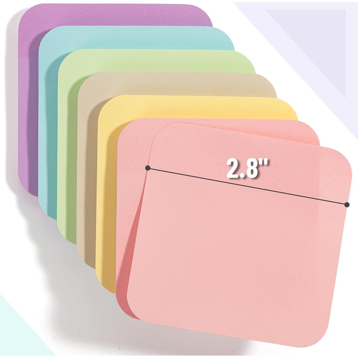 Set de Notas Adhesivas Mr. Pen 720 Hojas 7.1x7.1cm 6 Colores