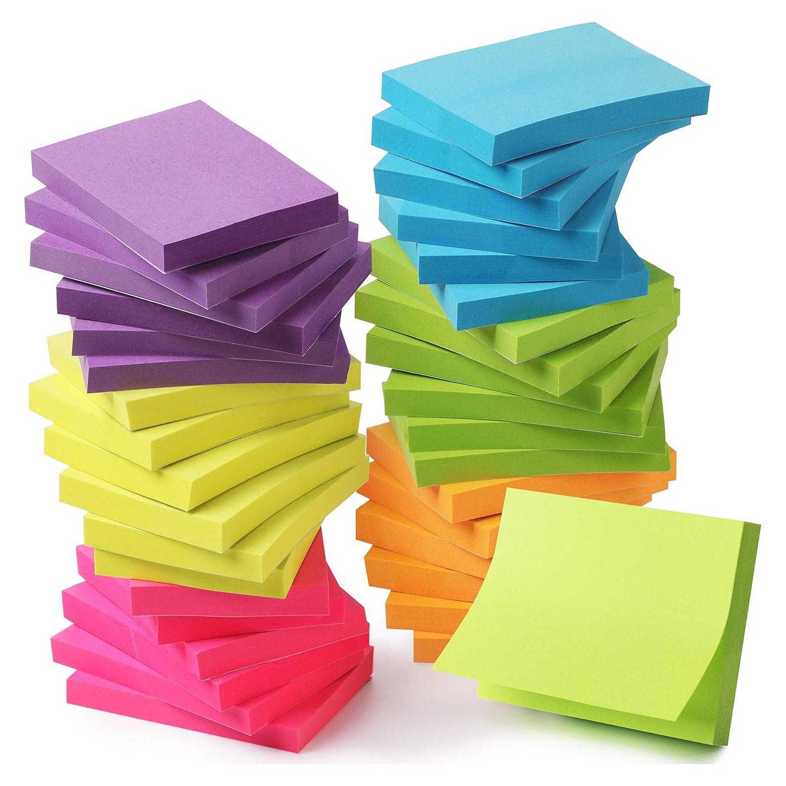 Notas Adhesivas Mr. Pen 3.81x5.08 cm, 36 Hojas, Coloridas