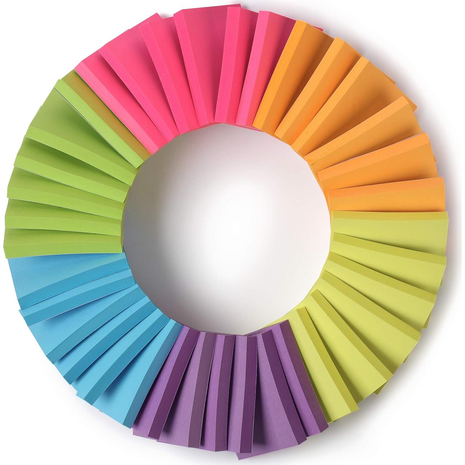 Notas Adhesivas Mr. Pen 3.81x5.08 cm, 36 Hojas, Coloridas