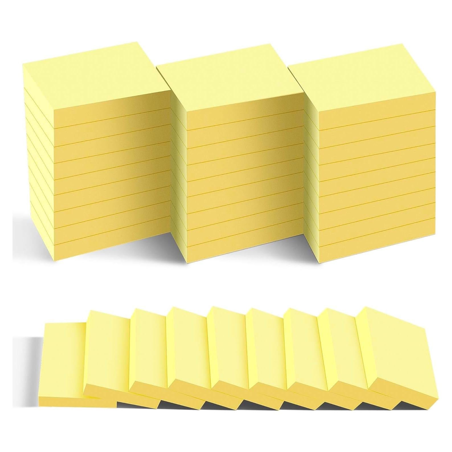 Notas Adhesivas Mini TKTB Amarillo 3.81x5.08 cm 36 Hojas