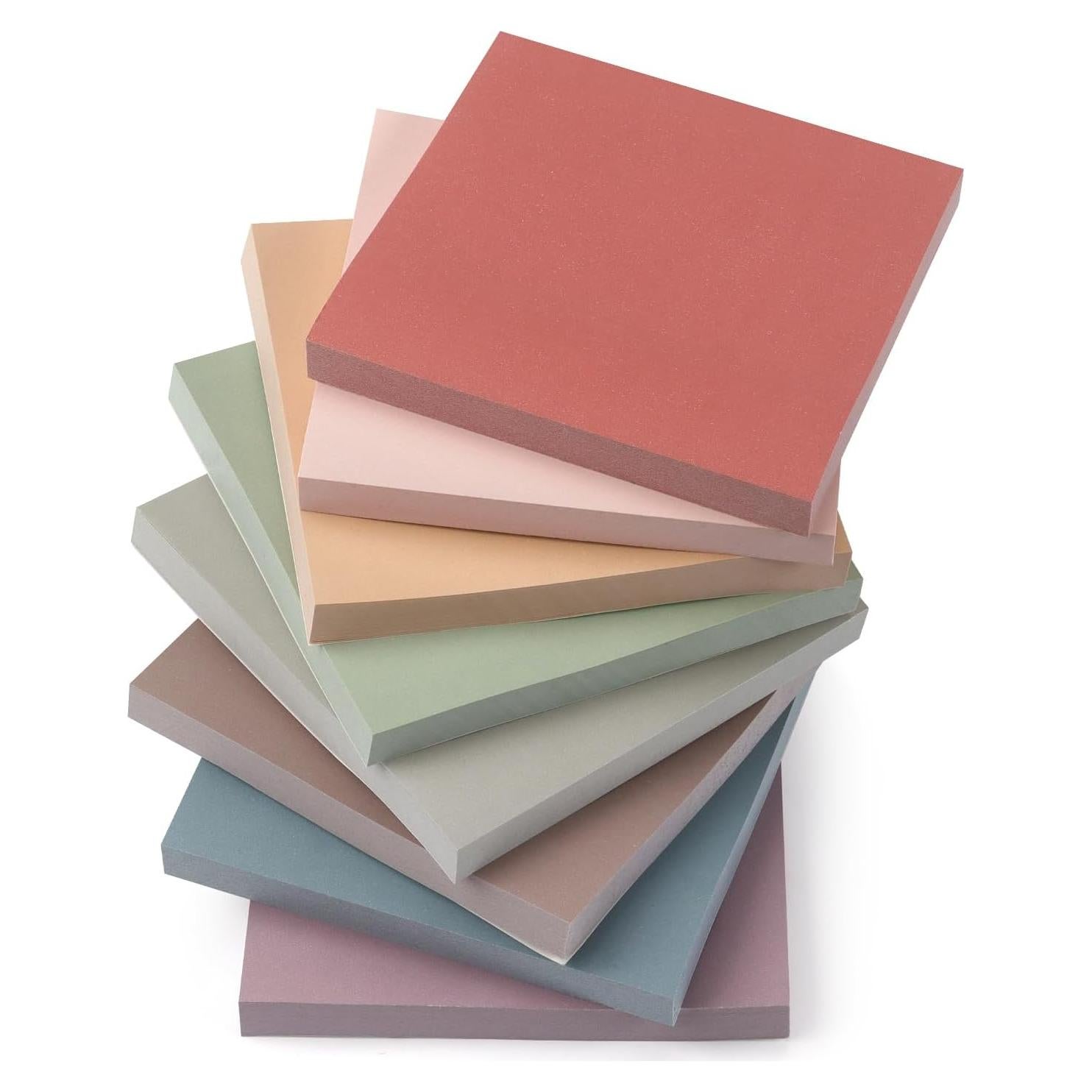 Notas Adhesivas 7.62x7.62 cm Osboo 8 Colores Morandi 560 Hojas