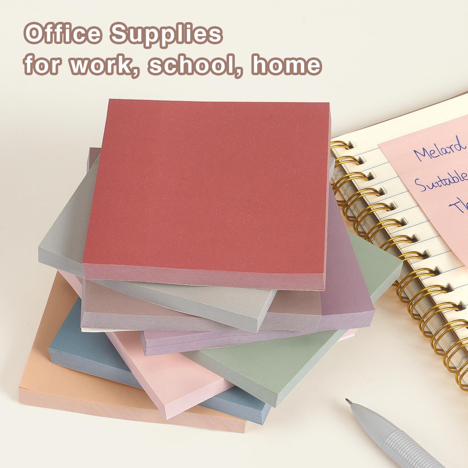 Notas Adhesivas 7.62x7.62 cm Osboo 8 Colores Morandi 560 Hojas