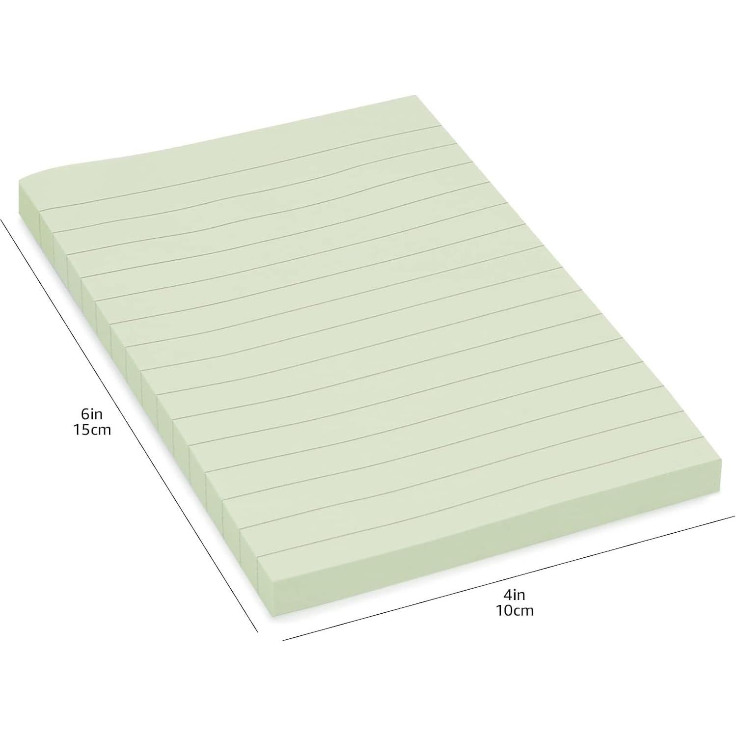 Notas Adhesivas Amazon Basics 10x15 cm, Paquete de 5, 500 Hojas