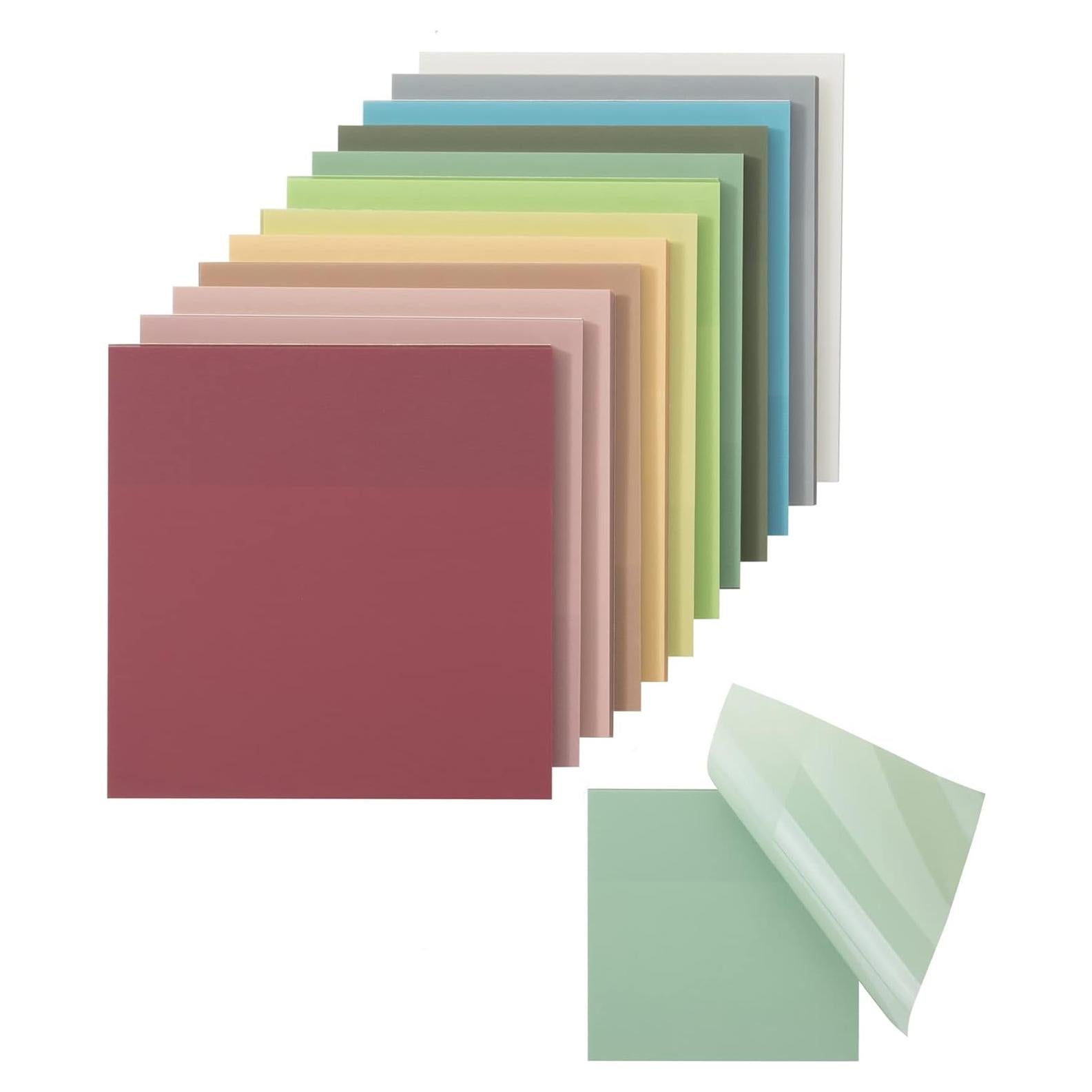 Notas Adhesivas Transparentes Mr. Pen 600 Hojas Vintage 7.62x7.62 cm