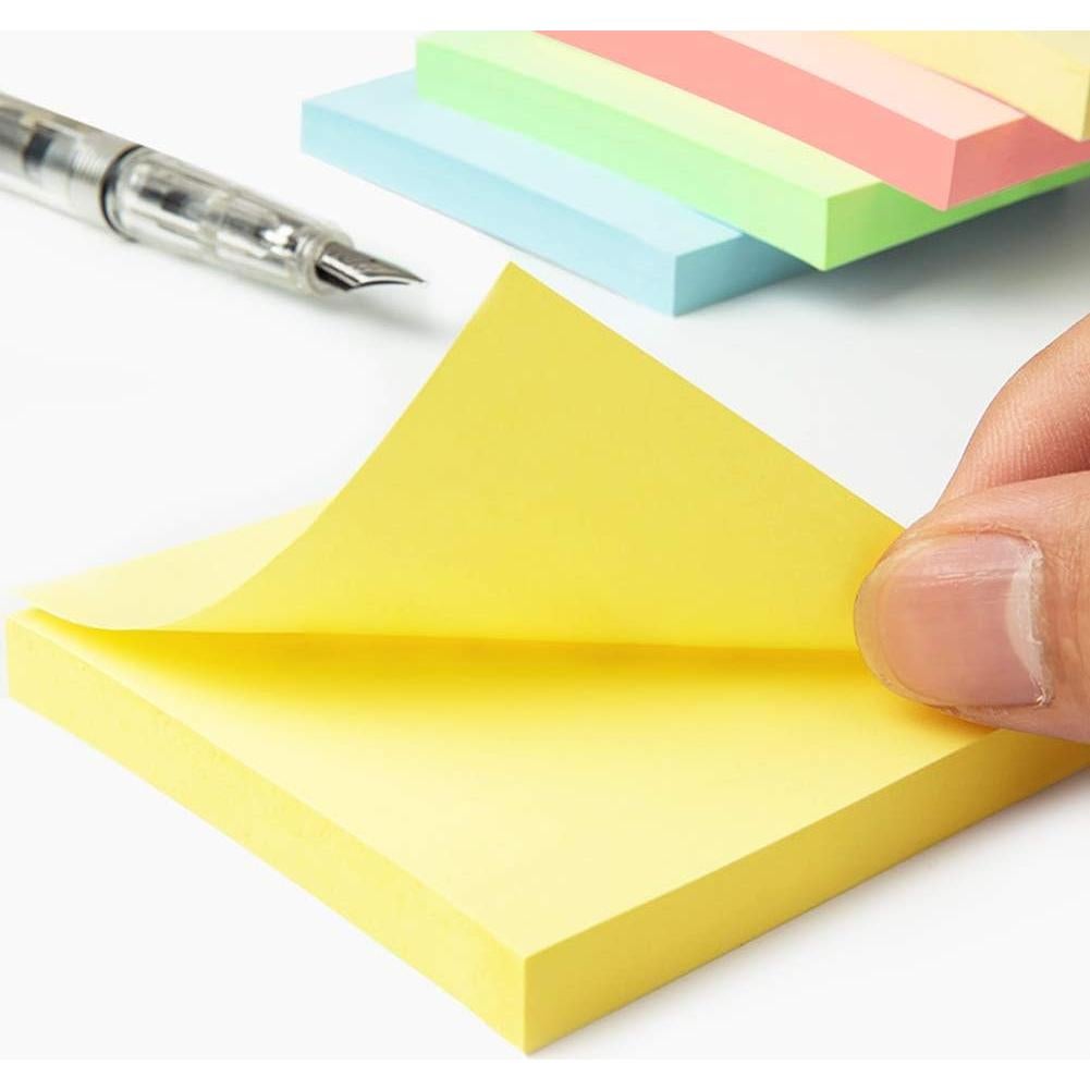 Notas Adhesivas Super Adhesivas Phthdoty 3x3 cm Colores Pastel