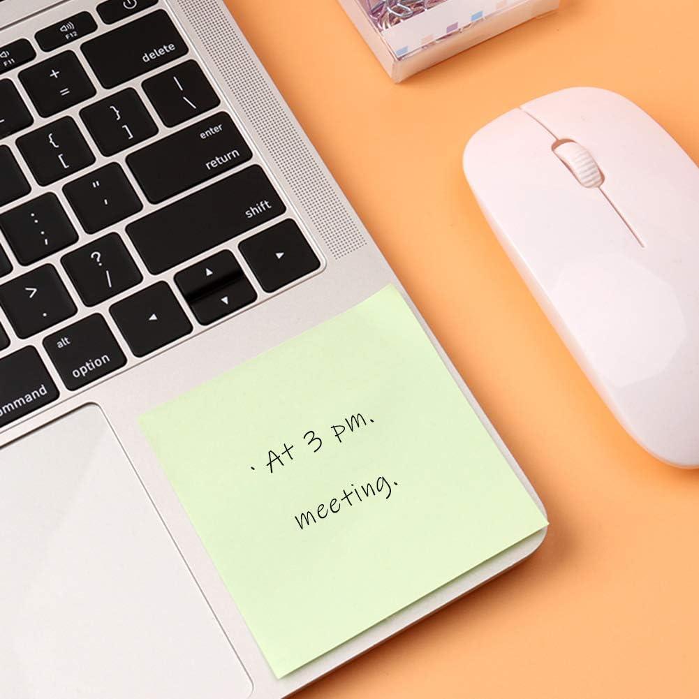 Notas Adhesivas Super Adhesivas Phthdoty 3x3 cm Colores Pastel