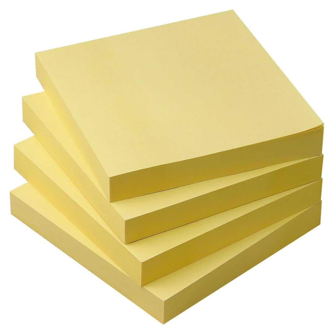 Notas Adhesivas Osboo Amarillo 7.6x7.6 cm 4 Bloc 360 Hojas
