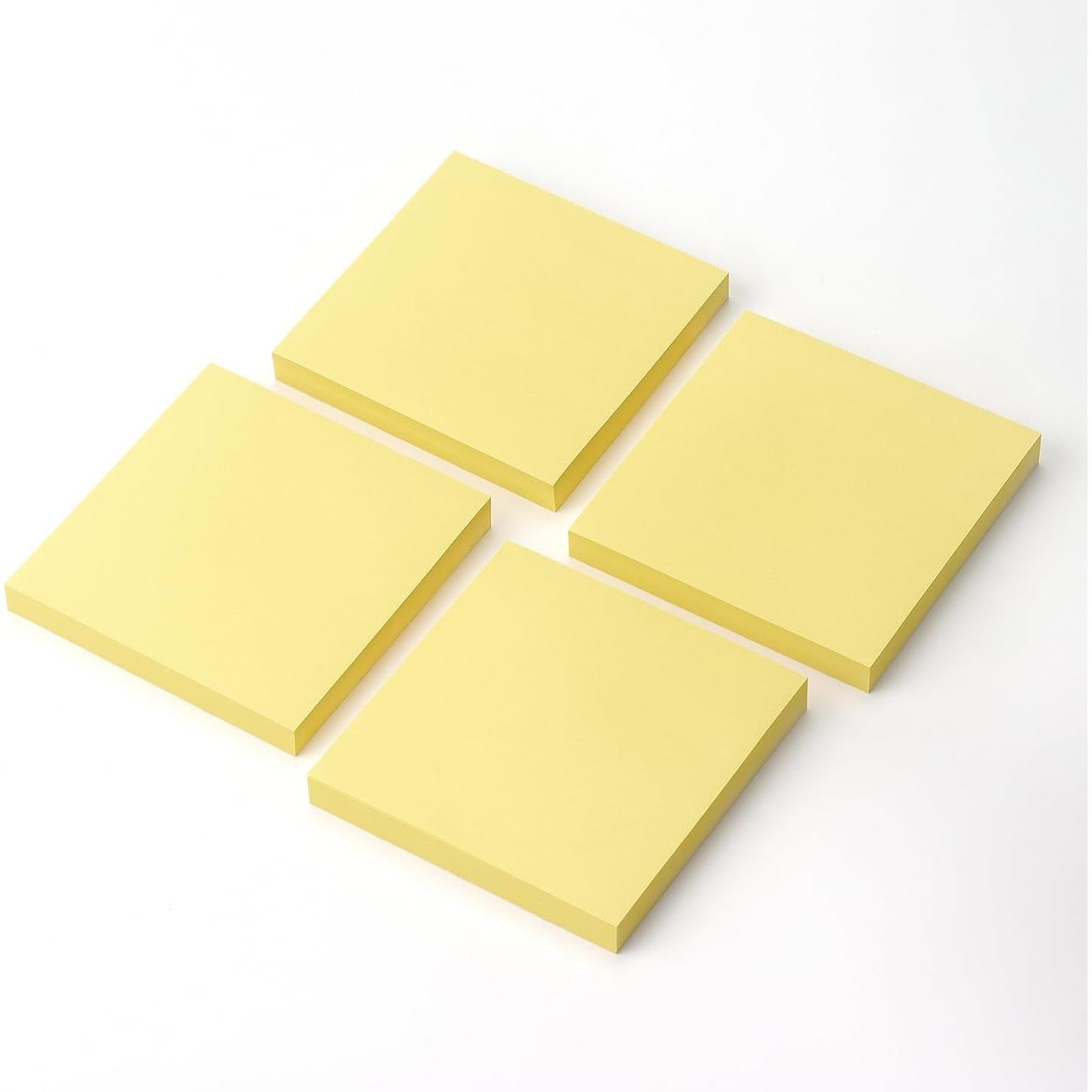 Notas Adhesivas Osboo Amarillo 7.6x7.6 cm 4 Bloc 360 Hojas
