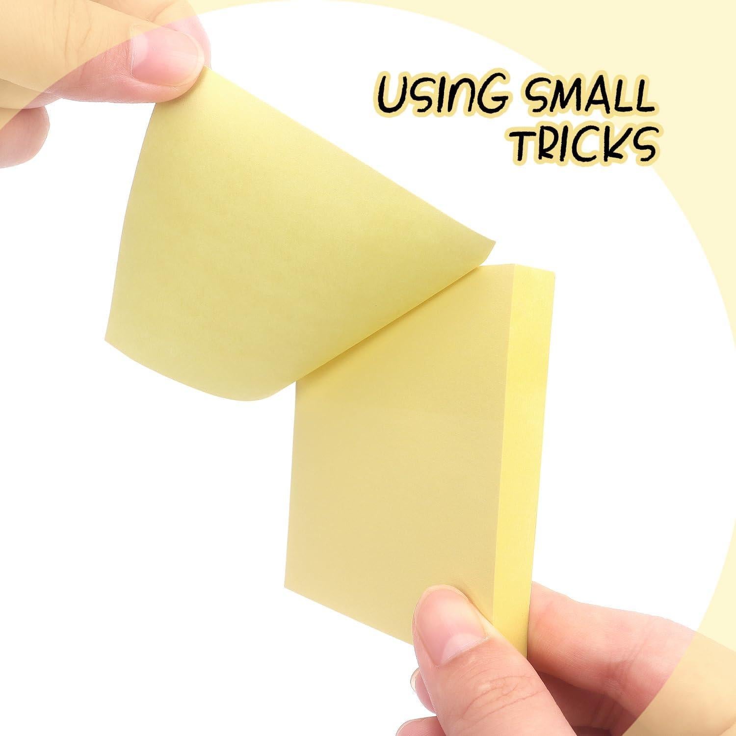 Notas Adhesivas Osboo Amarillo 7.6x7.6 cm 4 Bloc 360 Hojas