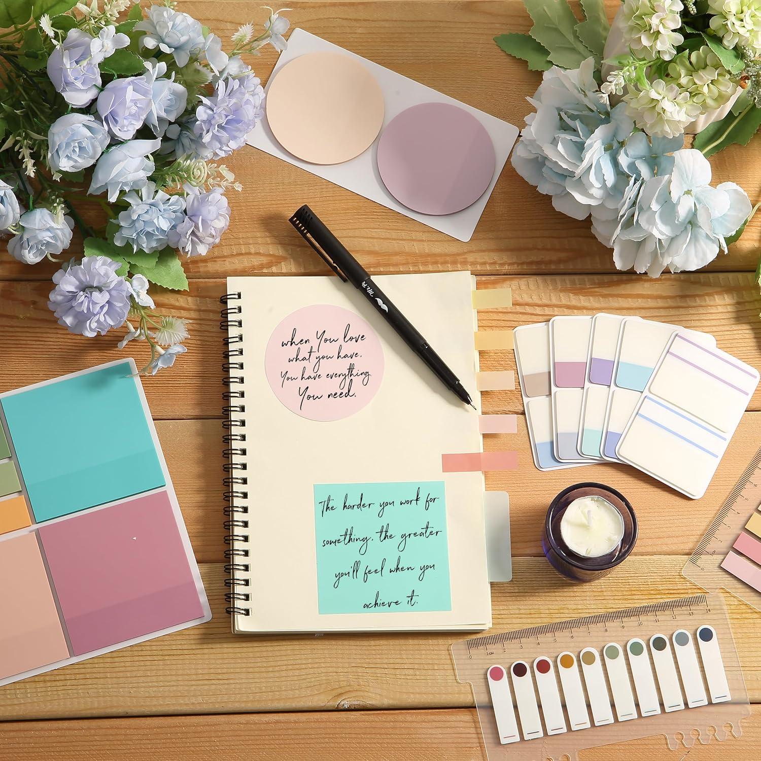 Conjunto de Notas Adhesivas Mr. Pen 1000 Hojas Coloridas