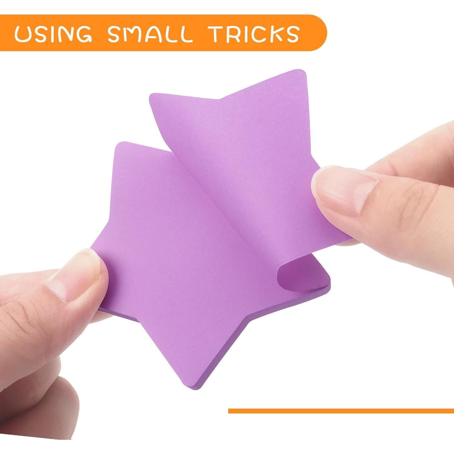 Notas Adhesivas Estrella SIMONA 6 Colores Brillantes 75 Hojas