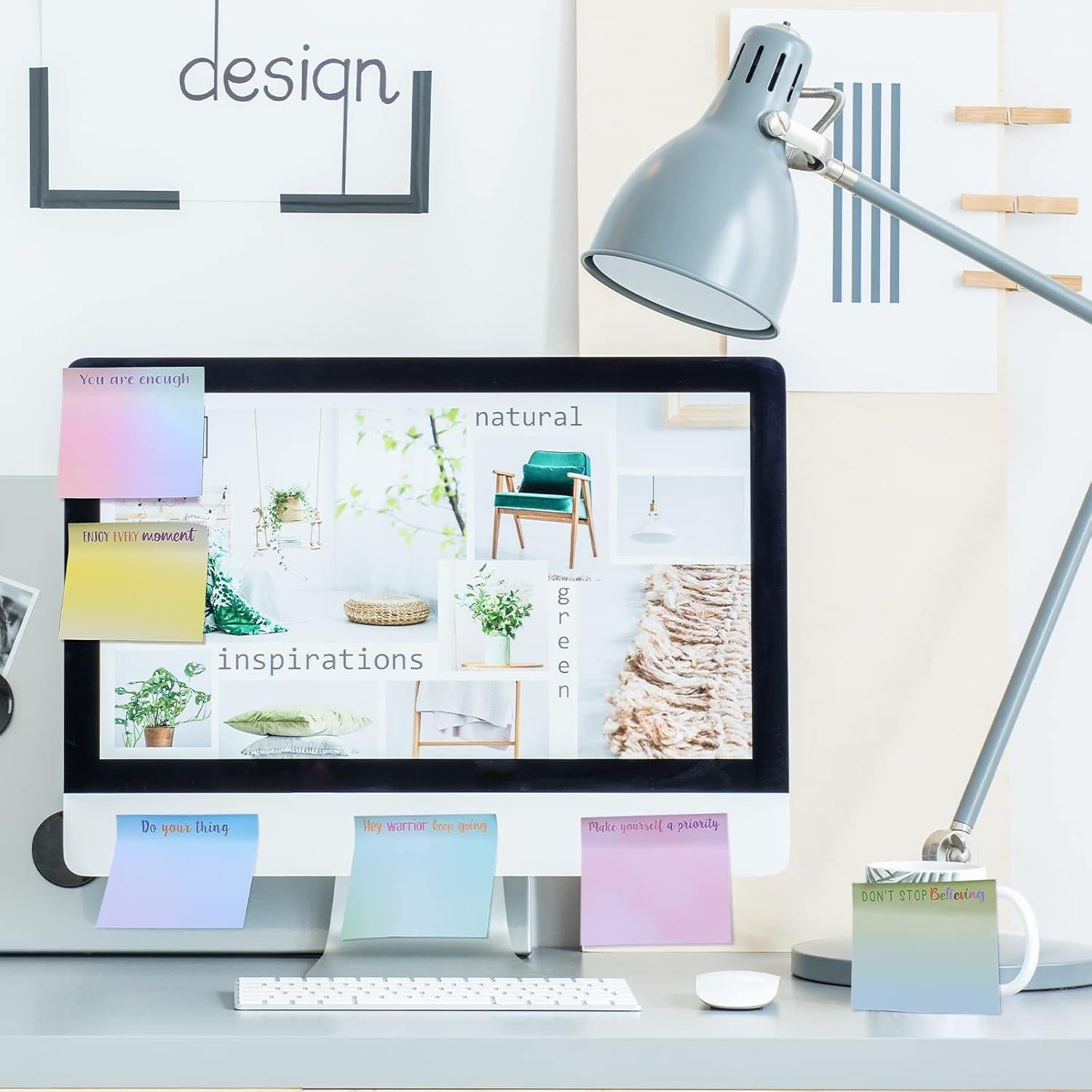 Zonon Notas Adhesivas Motivacionales 12 Piezas 7.6x7.6cm